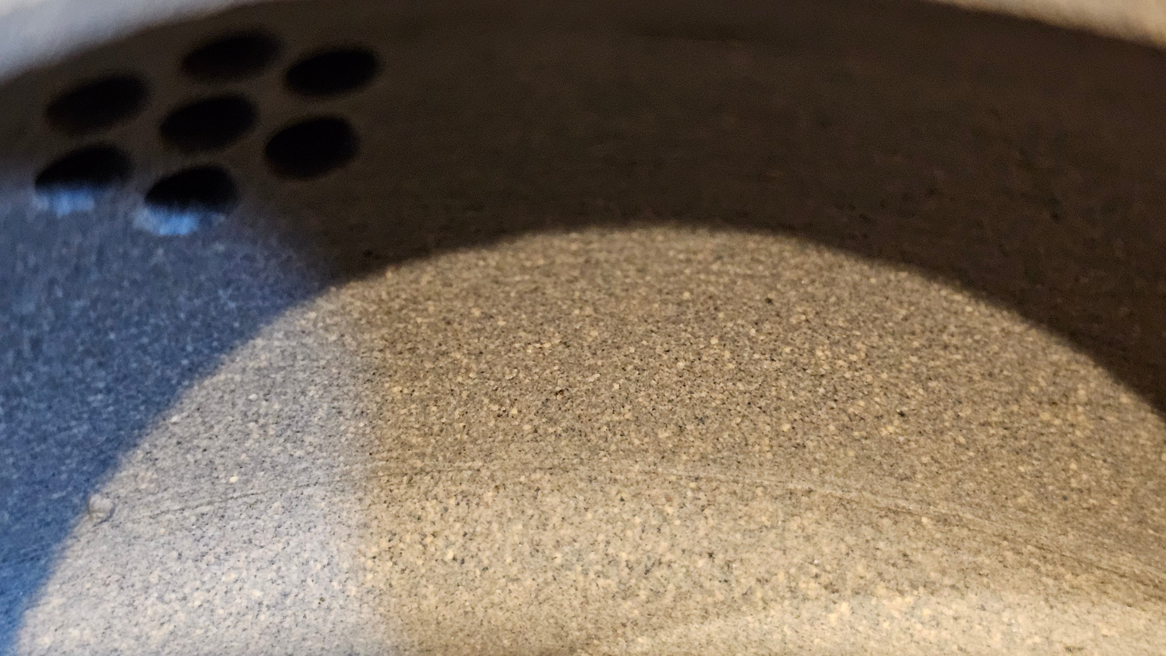 Ban Yue Hu《半月壶》~ "Half Moon Pot", 133.7ml, Qing Hui Duan 青灰段泥, by our Craftsman Zhang Huan 张欢, "Qing Gong Tu" 清供图 Engraving by Craftsman Nan Shan Lao Ren 南山老人 ~!Congratulations to Mr J.S.! 1114hrs 15th August 2025, Chicago, IL!