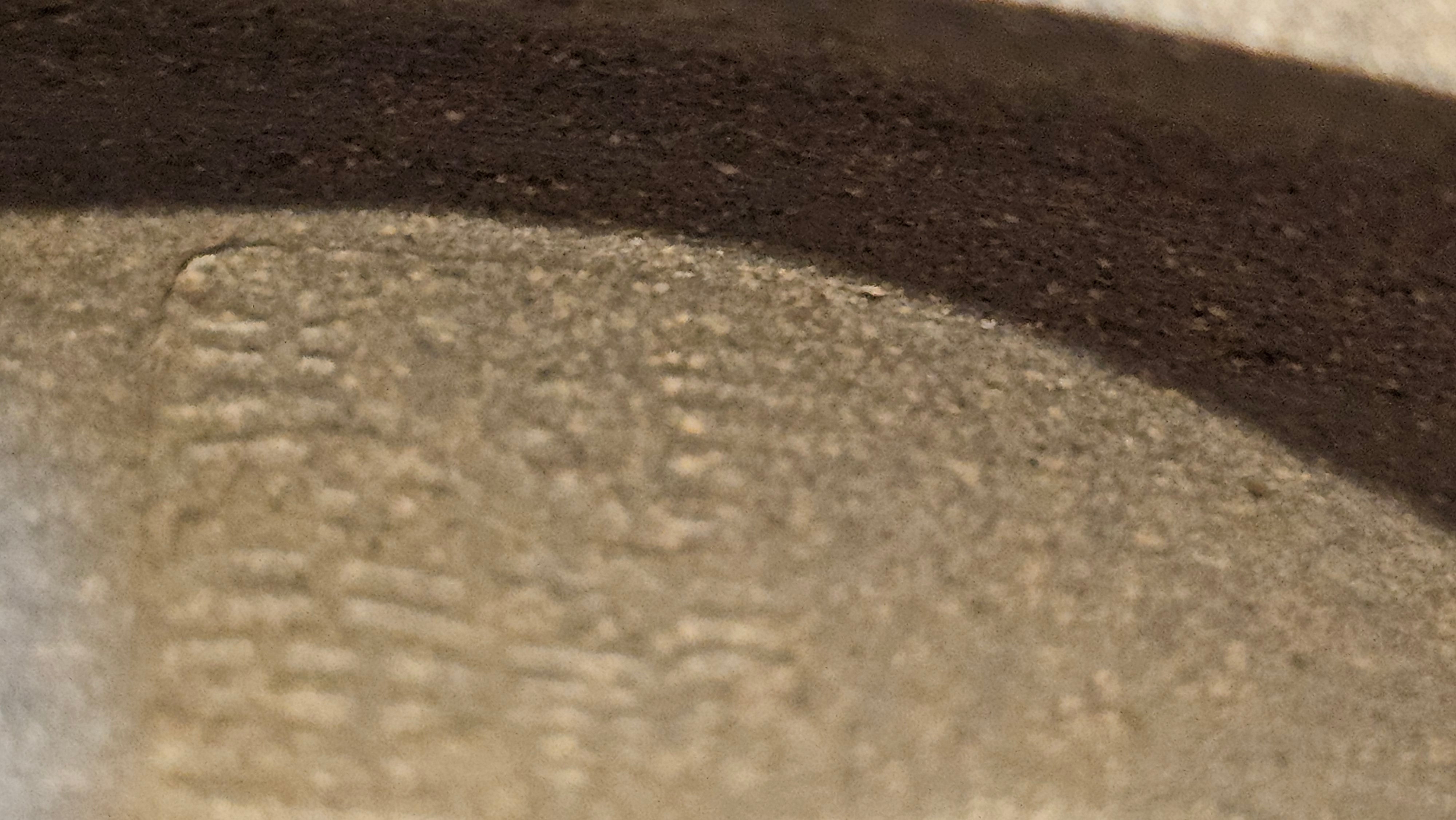 Ban Yue Hu《半月壶》~ "Half Moon Pot", 133.7ml, Qing Hui Duan 青灰段泥, by our Craftsman Zhang Huan 张欢, "Qing Gong Tu" 清供图 Engraving by Craftsman Nan Shan Lao Ren 南山老人 ~!Congratulations to Mr J.S.! 1114hrs 15th August 2025, Chicago, IL!