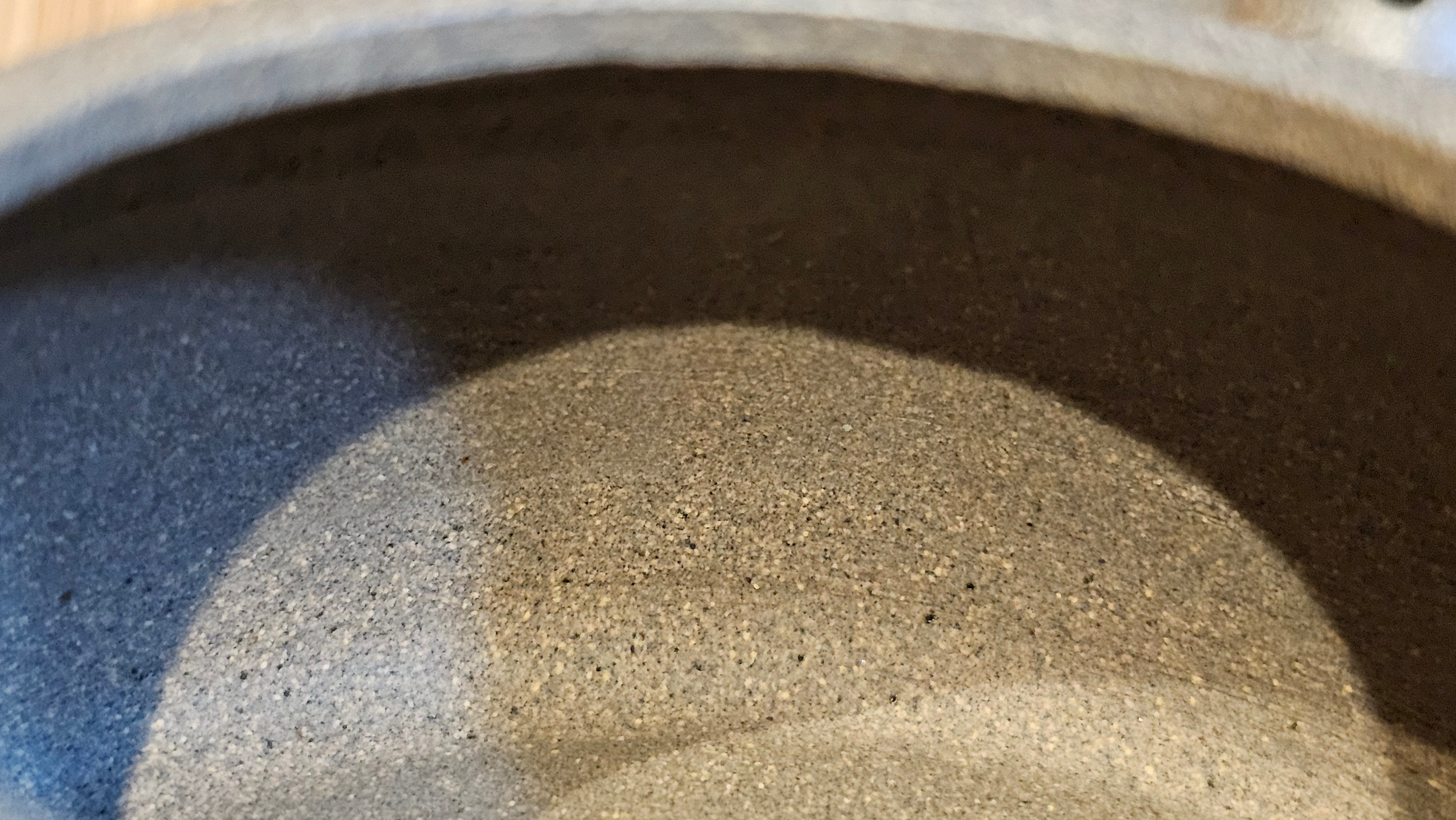 Ban Yue Hu《半月壶》~ "Half Moon Pot", 133.7ml, Qing Hui Duan 青灰段泥, by our Craftsman Zhang Huan 张欢, "Qing Gong Tu" 清供图 Engraving by Craftsman Nan Shan Lao Ren 南山老人 ~!Congratulations to Mr J.S.! 1114hrs 15th August 2025, Chicago, IL!