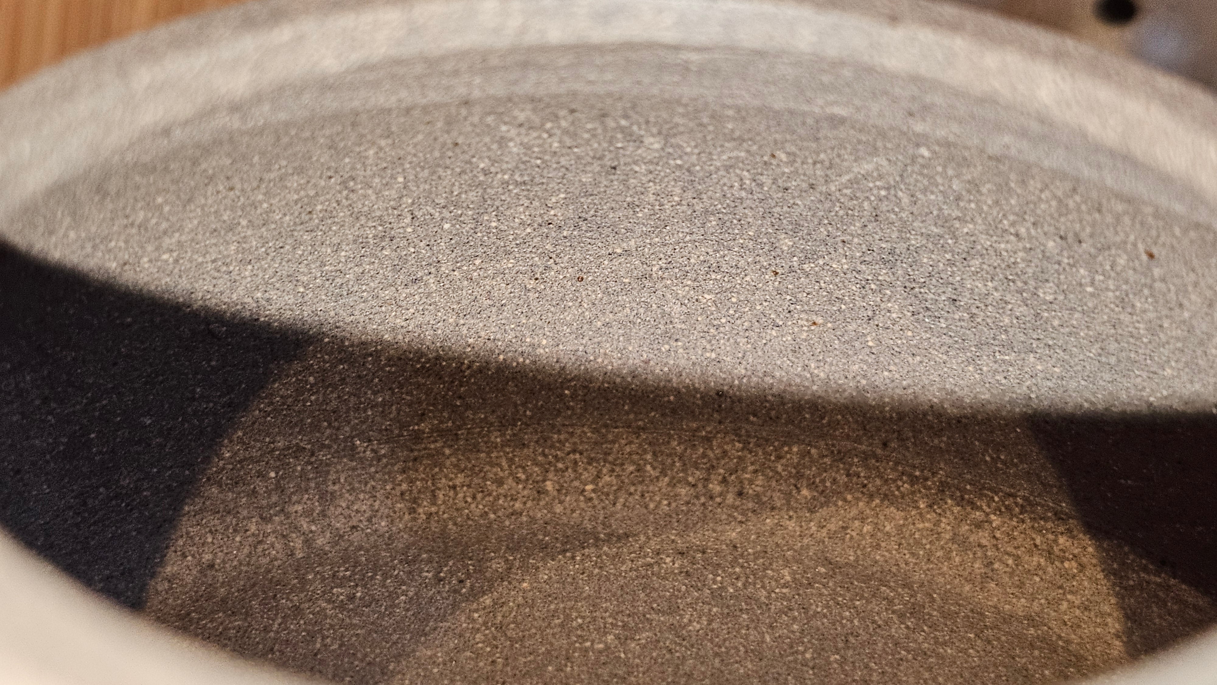 Ban Yue Hu《半月壶》~ "Half Moon Pot", 133.7ml, Qing Hui Duan 青灰段泥, by our Craftsman Zhang Huan 张欢, "Qing Gong Tu" 清供图 Engraving by Craftsman Nan Shan Lao Ren 南山老人 ~!Congratulations to Mr J.S.! 1114hrs 15th August 2025, Chicago, IL!