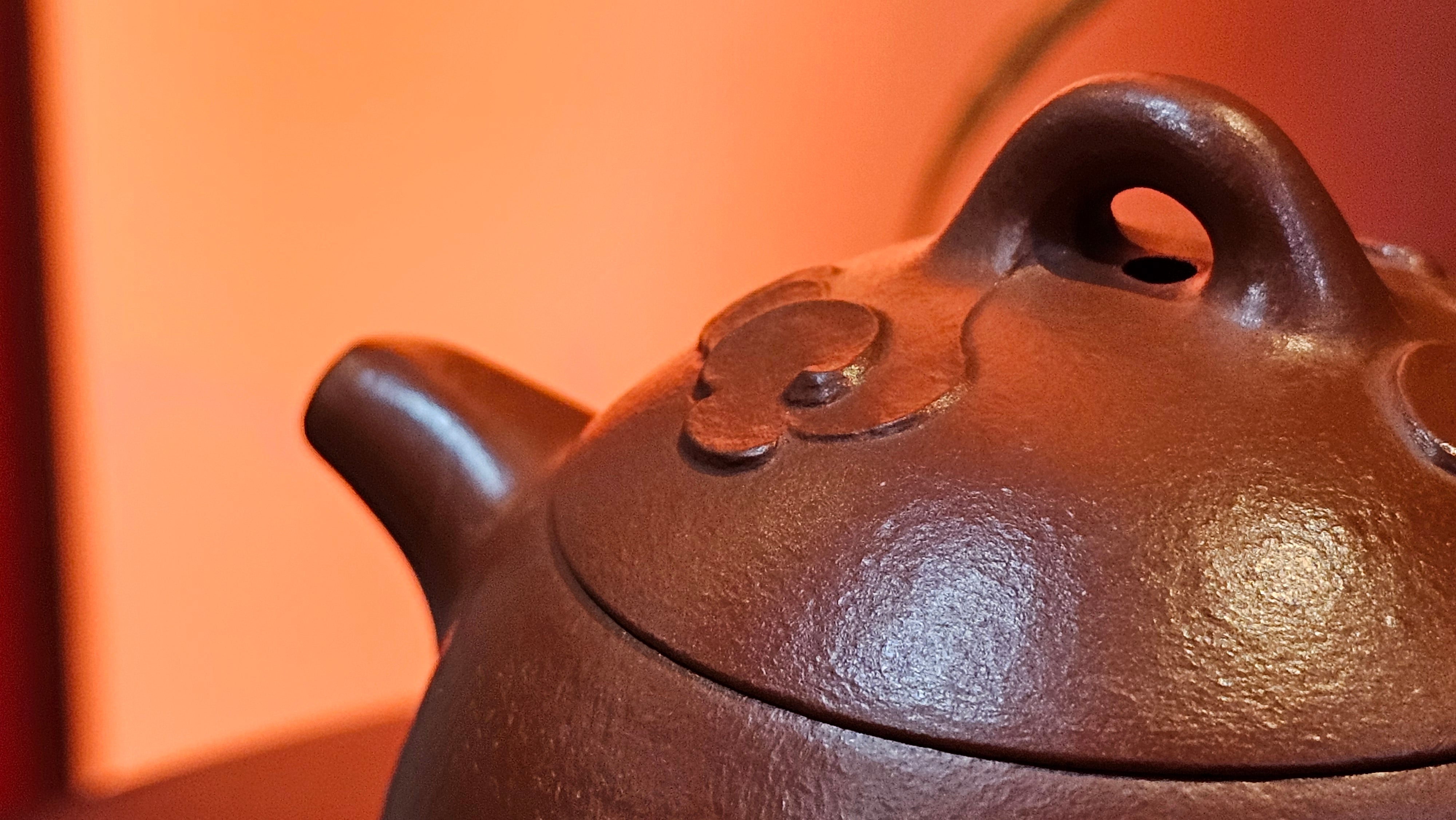 Mini! Qin Quan 秦权, with Oriental Clouds Embellishments 云朵贴花工艺, 115.5ml, Xiao Mei Yao Zhu Ni , by Craftsman Chen Yue Fei 陈跃飞 ~ Congratulations to Mr M.S.! 2049hrs!15th August 2025, Southbury, CT!