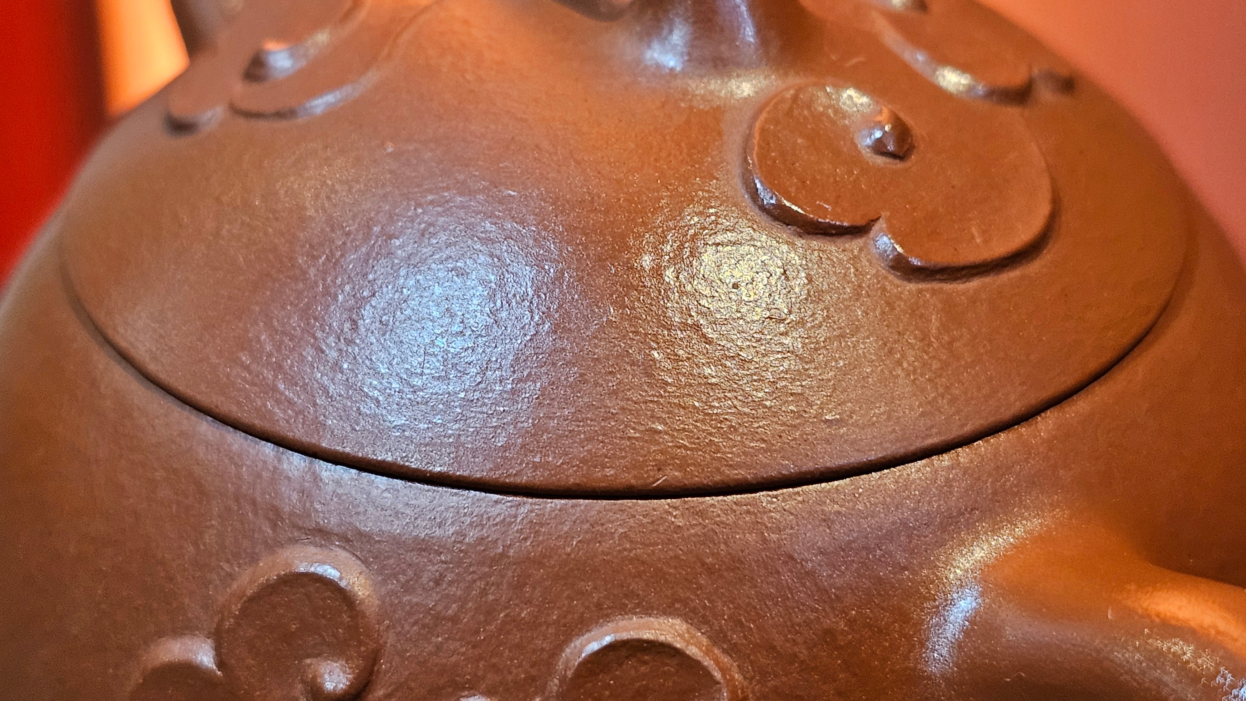 Mini! Qin Quan 秦权, with Oriental Clouds Embellishments 云朵贴花工艺, 115.5ml, Xiao Mei Yao Zhu Ni , by Craftsman Chen Yue Fei 陈跃飞 ~ Congratulations to Mr M.S.! 2049hrs!15th August 2025, Southbury, CT!