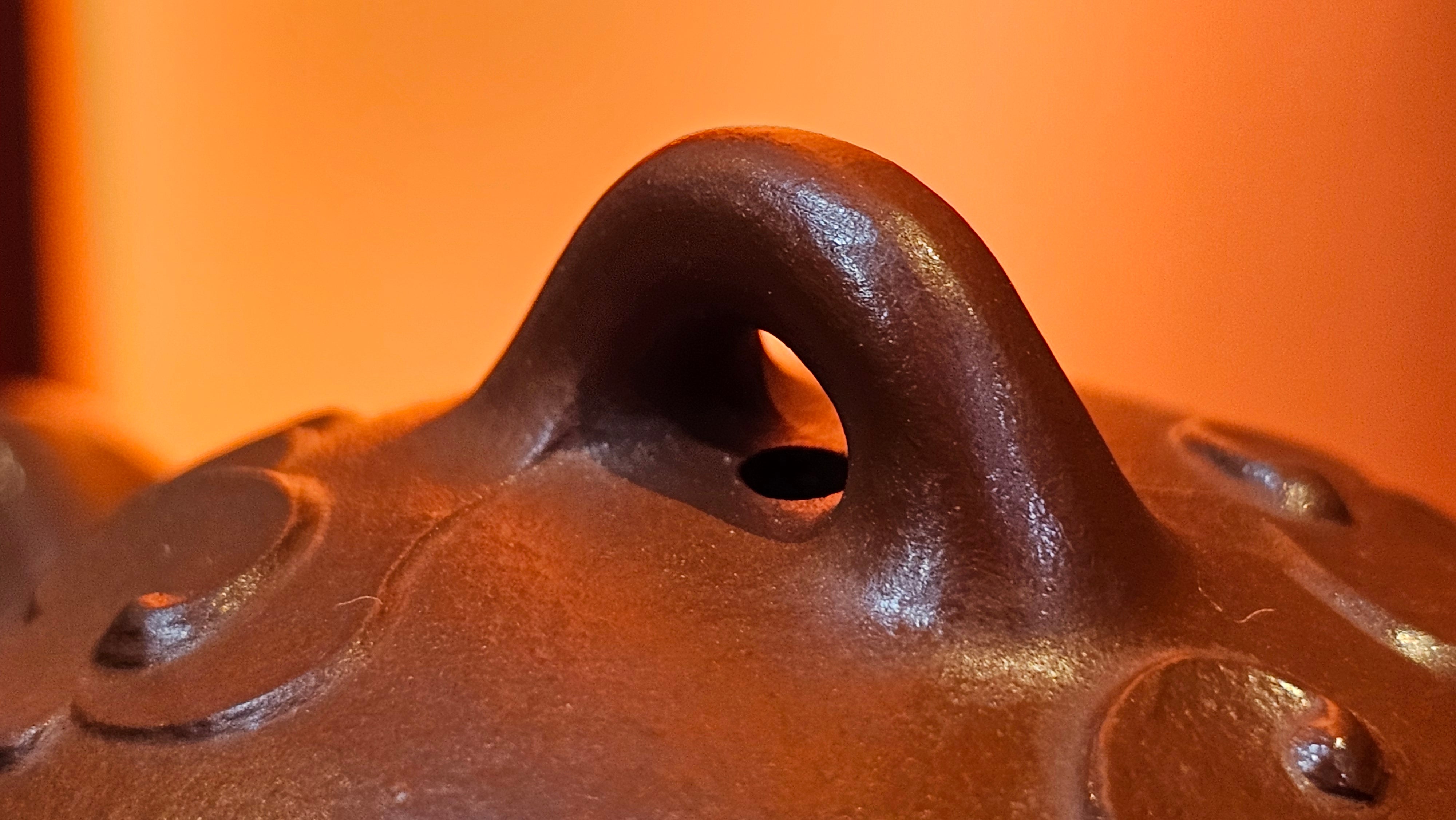 Mini! Qin Quan 秦权, with Oriental Clouds Embellishments 云朵贴花工艺, 115.5ml, Xiao Mei Yao Zhu Ni , by Craftsman Chen Yue Fei 陈跃飞 ~ Congratulations to Mr M.S.! 2049hrs!15th August 2025, Southbury, CT!