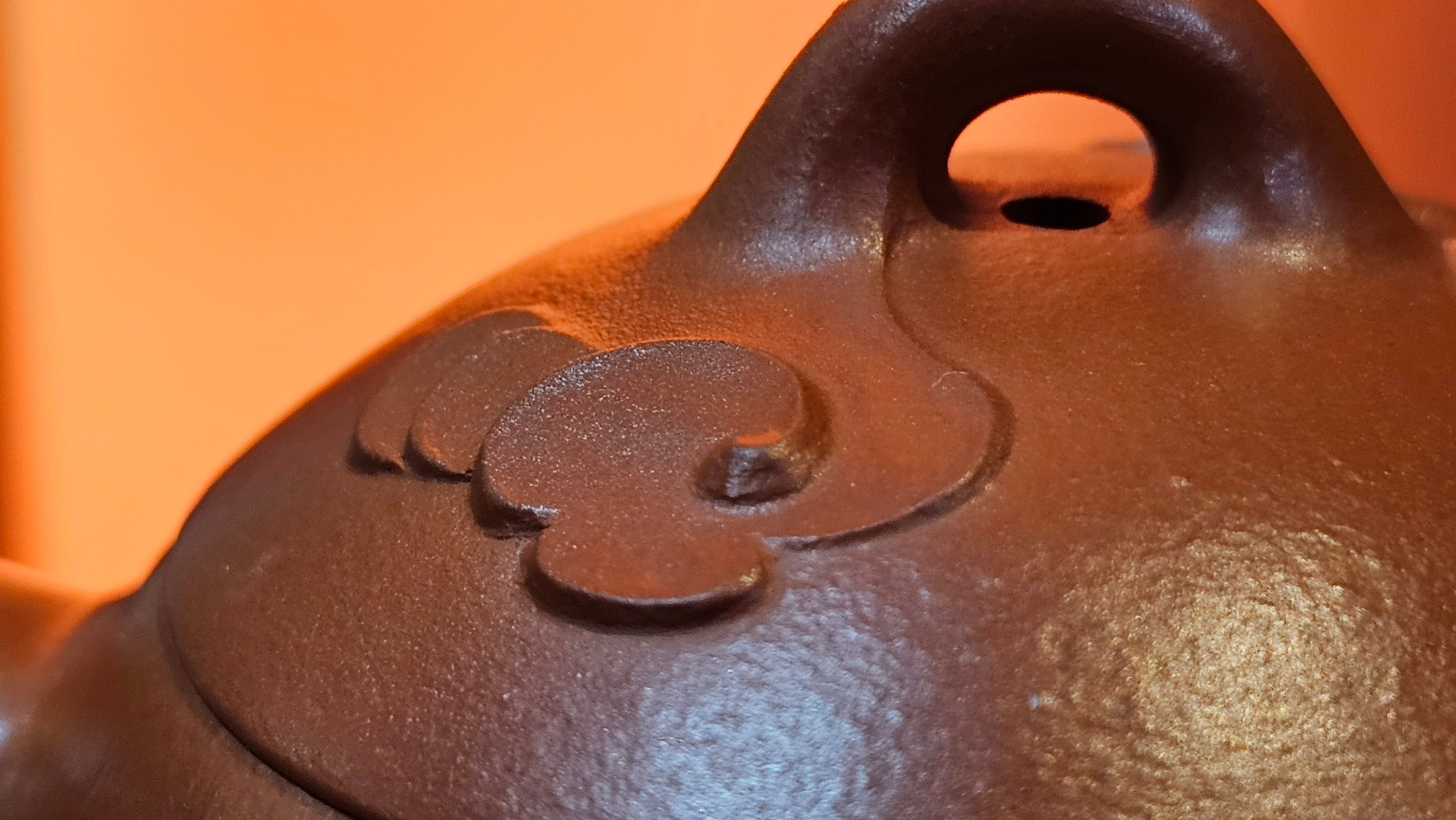 Mini! Qin Quan 秦权, with Oriental Clouds Embellishments 云朵贴花工艺, 115.5ml, Xiao Mei Yao Zhu Ni , by Craftsman Chen Yue Fei 陈跃飞 ~ Congratulations to Mr M.S.! 2049hrs!15th August 2025, Southbury, CT!