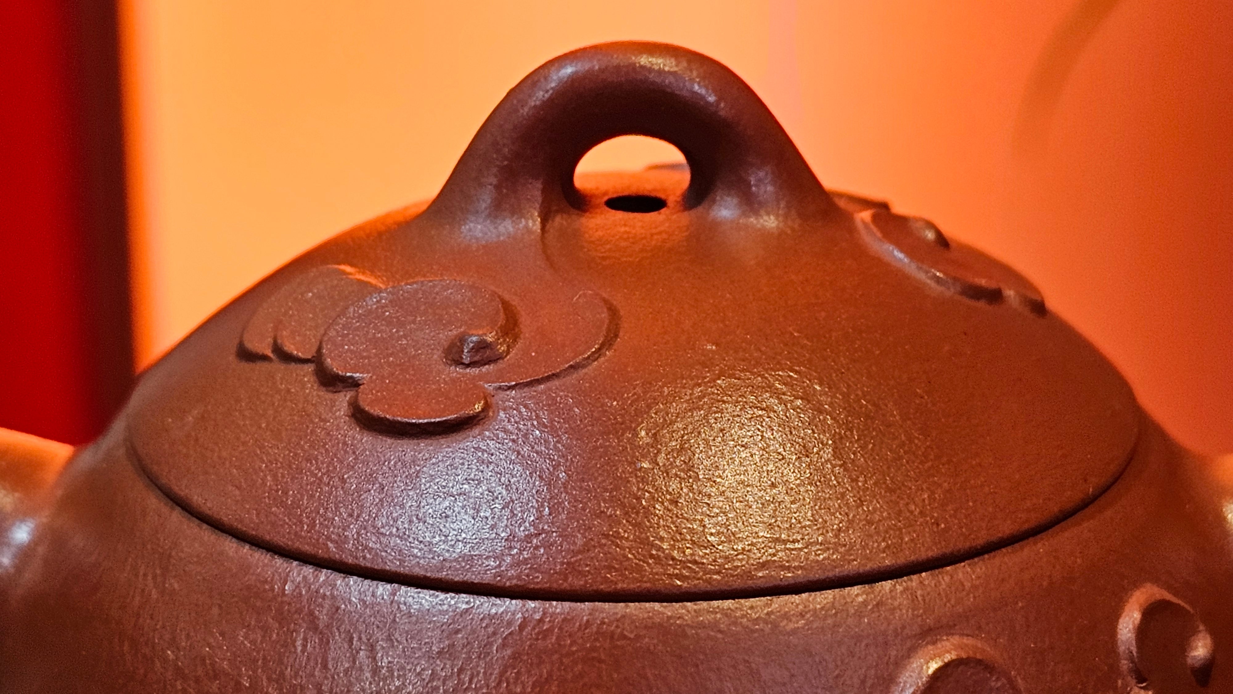 Mini! Qin Quan 秦权, with Oriental Clouds Embellishments 云朵贴花工艺, 115.5ml, Xiao Mei Yao Zhu Ni , by Craftsman Chen Yue Fei 陈跃飞 ~ Congratulations to Mr M.S.! 2049hrs!15th August 2025, Southbury, CT!