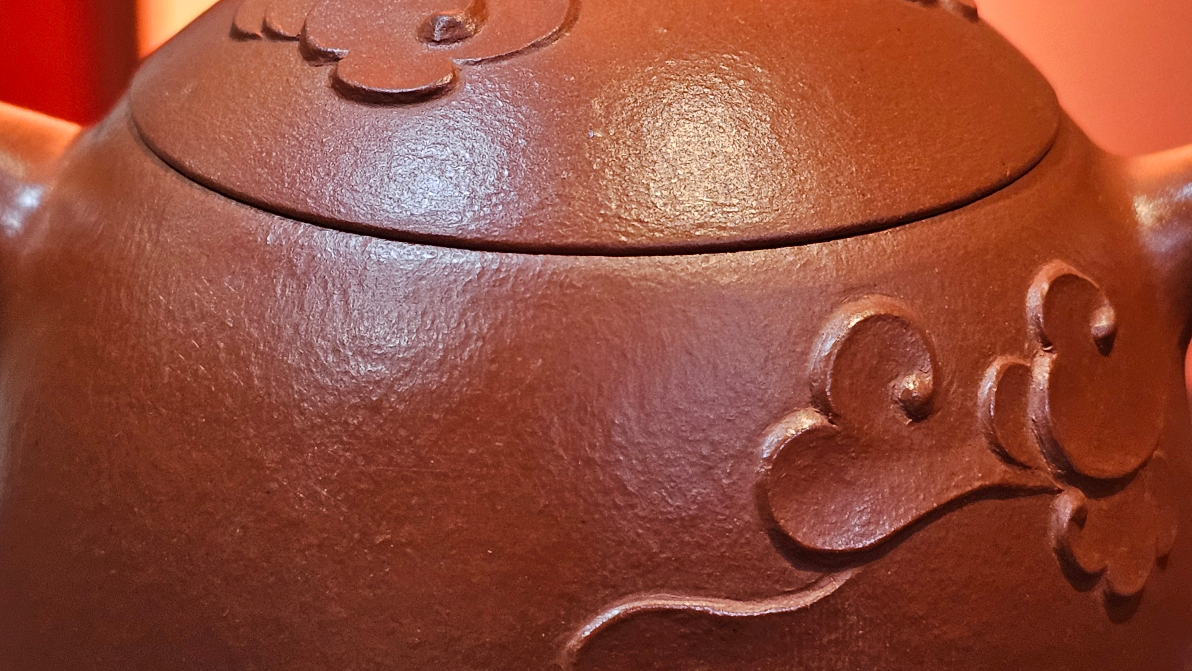 Mini! Qin Quan 秦权, with Oriental Clouds Embellishments 云朵贴花工艺, 115.5ml, Xiao Mei Yao Zhu Ni , by Craftsman Chen Yue Fei 陈跃飞 ~ Congratulations to Mr M.S.! 2049hrs!15th August 2025, Southbury, CT!