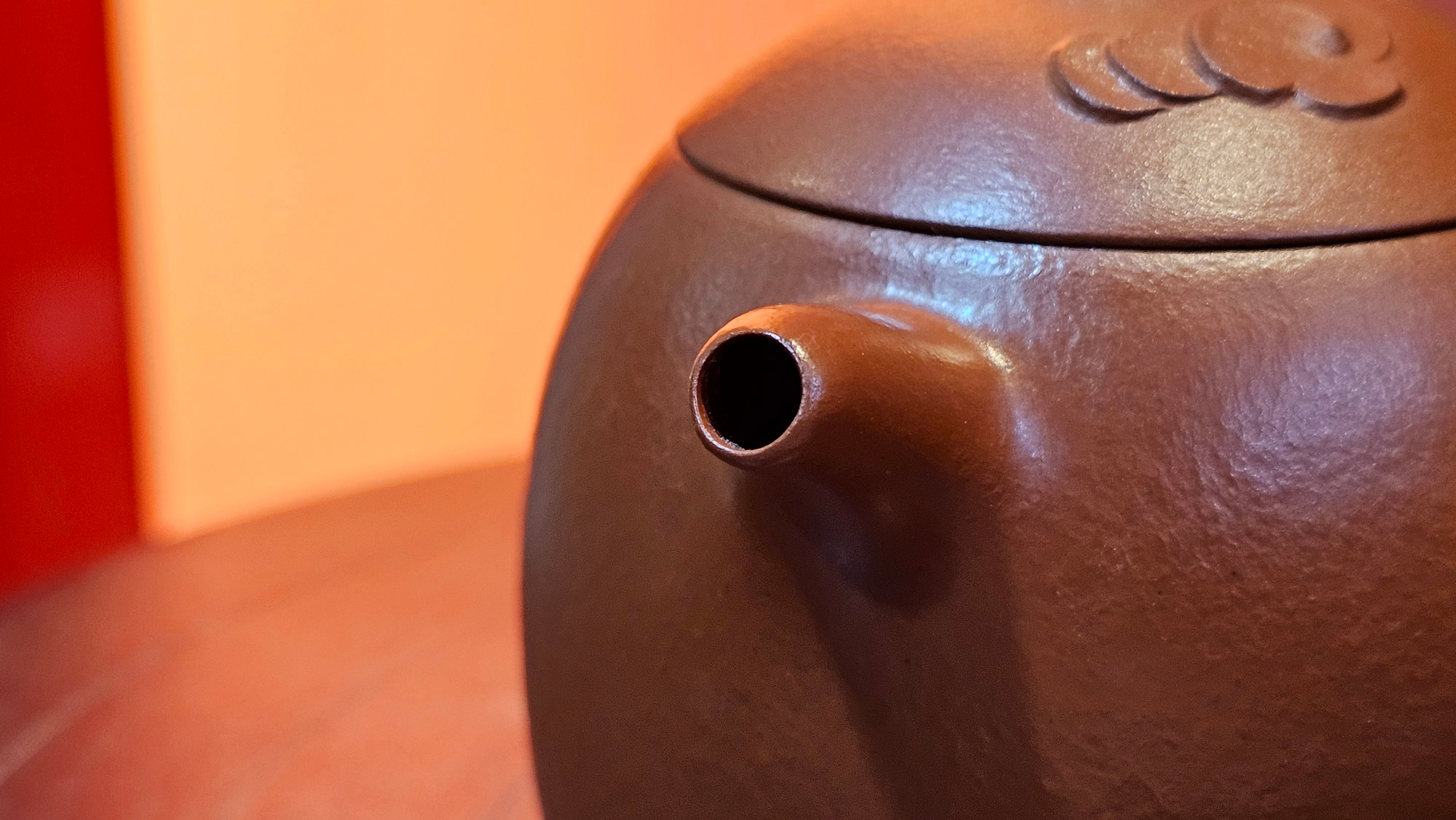 Mini! Qin Quan 秦权, with Oriental Clouds Embellishments 云朵贴花工艺, 115.5ml, Xiao Mei Yao Zhu Ni , by Craftsman Chen Yue Fei 陈跃飞 ~ Congratulations to Mr M.S.! 2049hrs!15th August 2025, Southbury, CT!