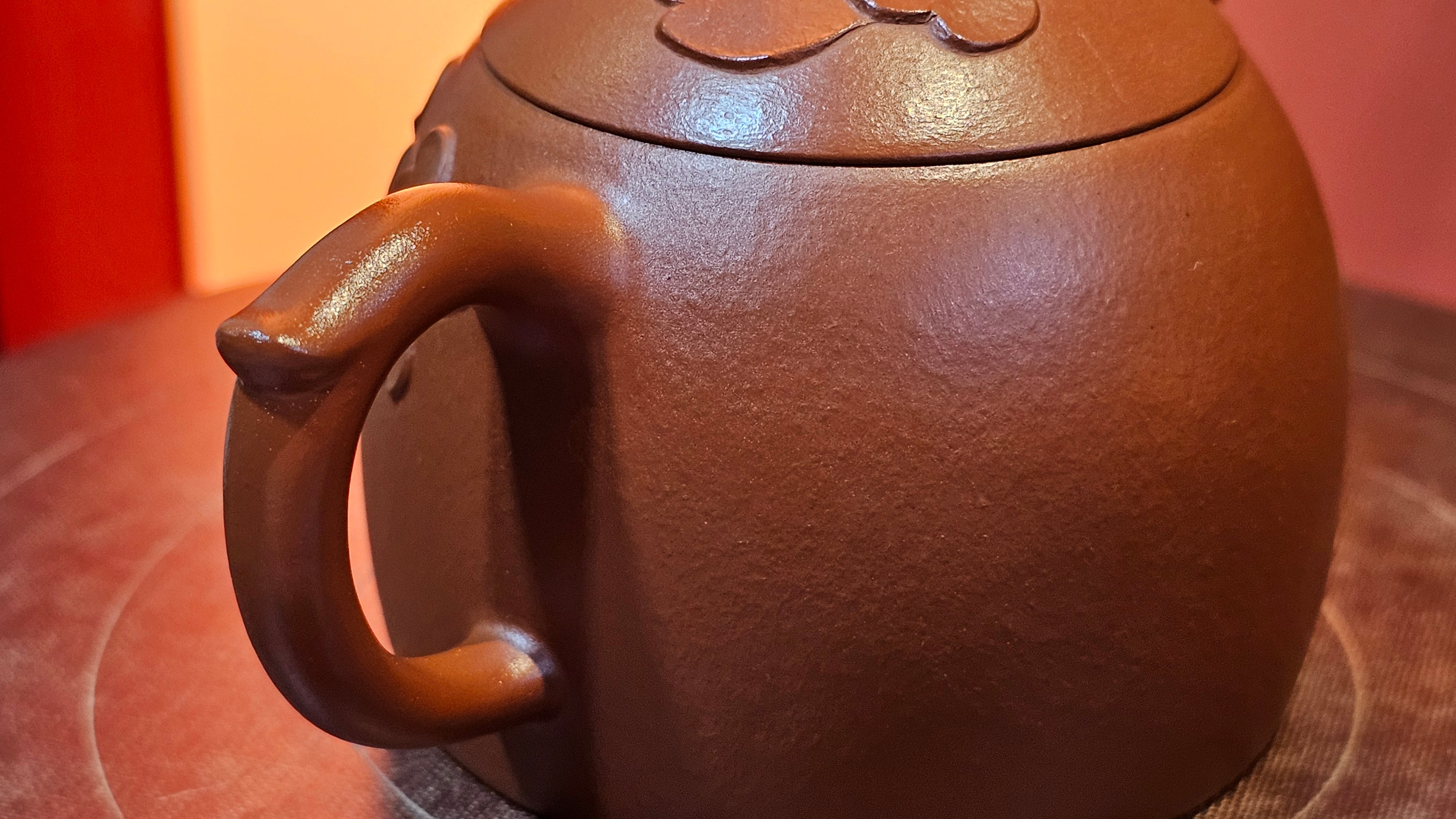 Mini! Qin Quan 秦权, with Oriental Clouds Embellishments 云朵贴花工艺, 115.5ml, Xiao Mei Yao Zhu Ni , by Craftsman Chen Yue Fei 陈跃飞 ~ Congratulations to Mr M.S.! 2049hrs!15th August 2025, Southbury, CT!