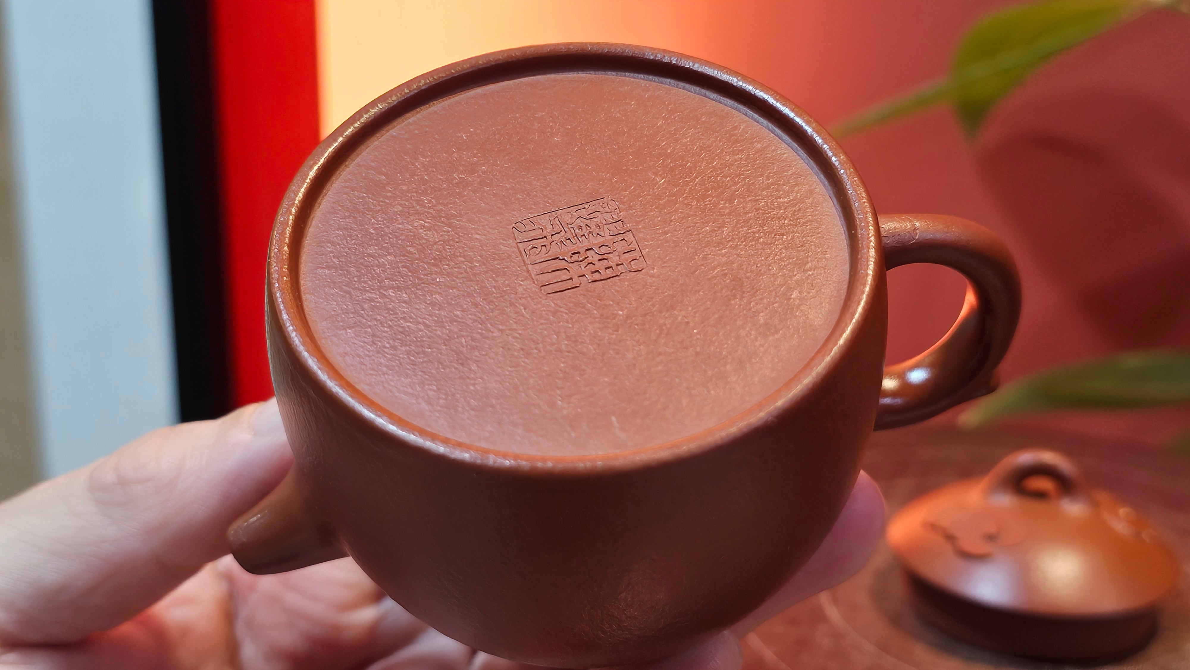 Mini! Qin Quan 秦权, with Oriental Clouds Embellishments 云朵贴花工艺, 115.5ml, Xiao Mei Yao Zhu Ni , by Craftsman Chen Yue Fei 陈跃飞 ~ Congratulations to Mr M.S.! 2049hrs!15th August 2025, Southbury, CT!