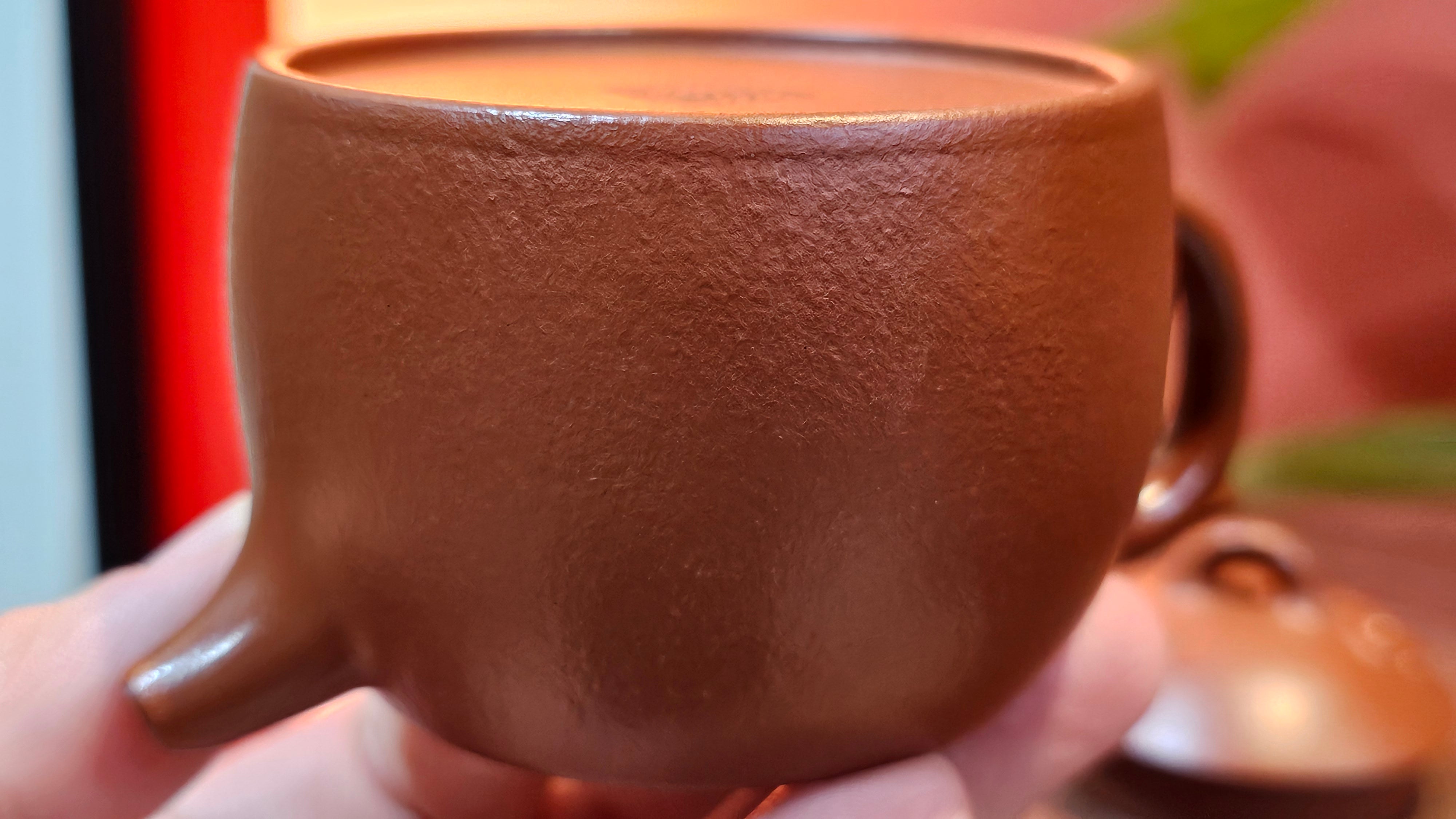 Mini! Qin Quan 秦权, with Oriental Clouds Embellishments 云朵贴花工艺, 115.5ml, Xiao Mei Yao Zhu Ni , by Craftsman Chen Yue Fei 陈跃飞 ~ Congratulations to Mr M.S.! 2049hrs!15th August 2025, Southbury, CT!