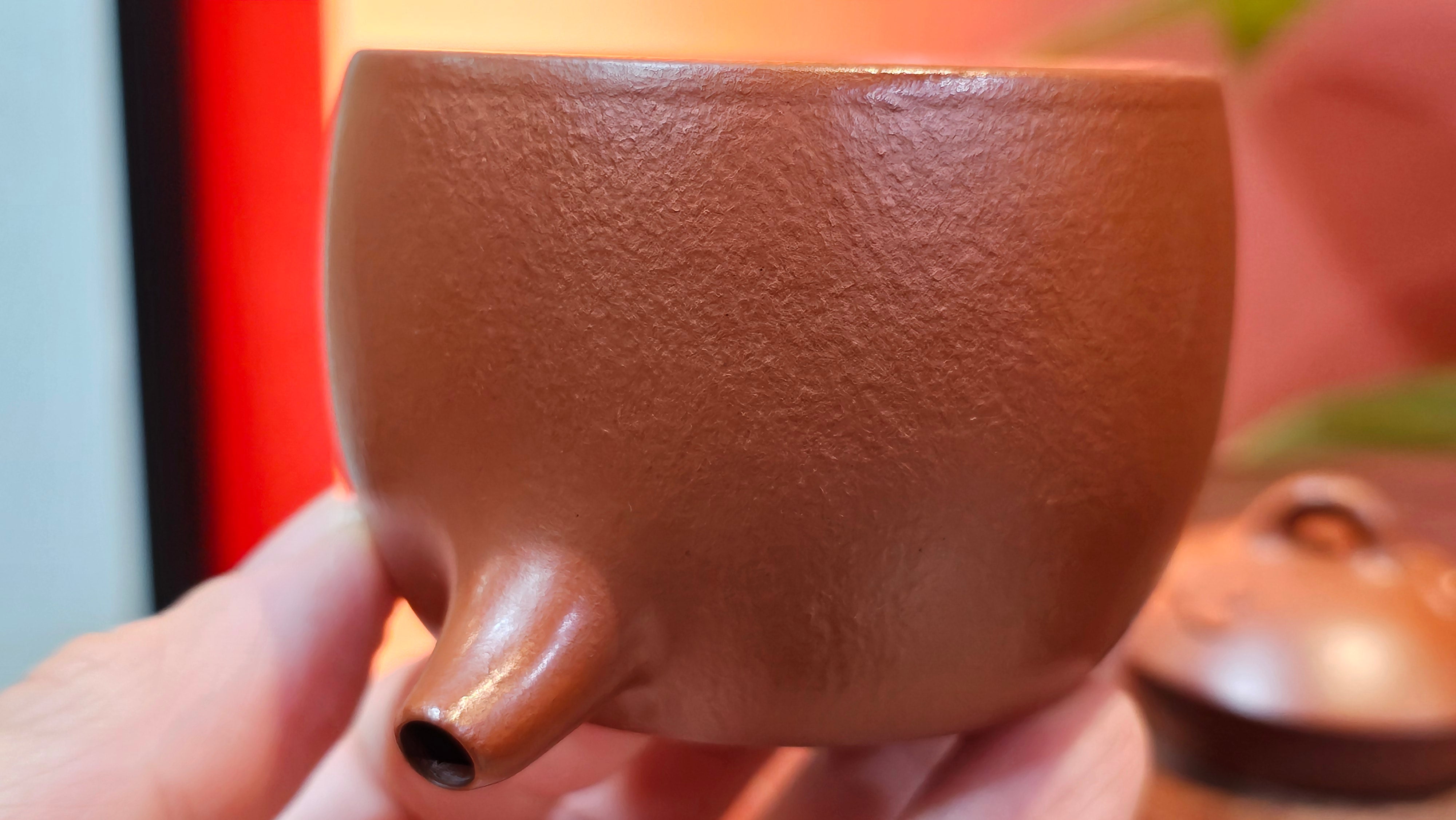 Mini! Qin Quan 秦权, with Oriental Clouds Embellishments 云朵贴花工艺, 115.5ml, Xiao Mei Yao Zhu Ni , by Craftsman Chen Yue Fei 陈跃飞 ~ Congratulations to Mr M.S.! 2049hrs!15th August 2025, Southbury, CT!