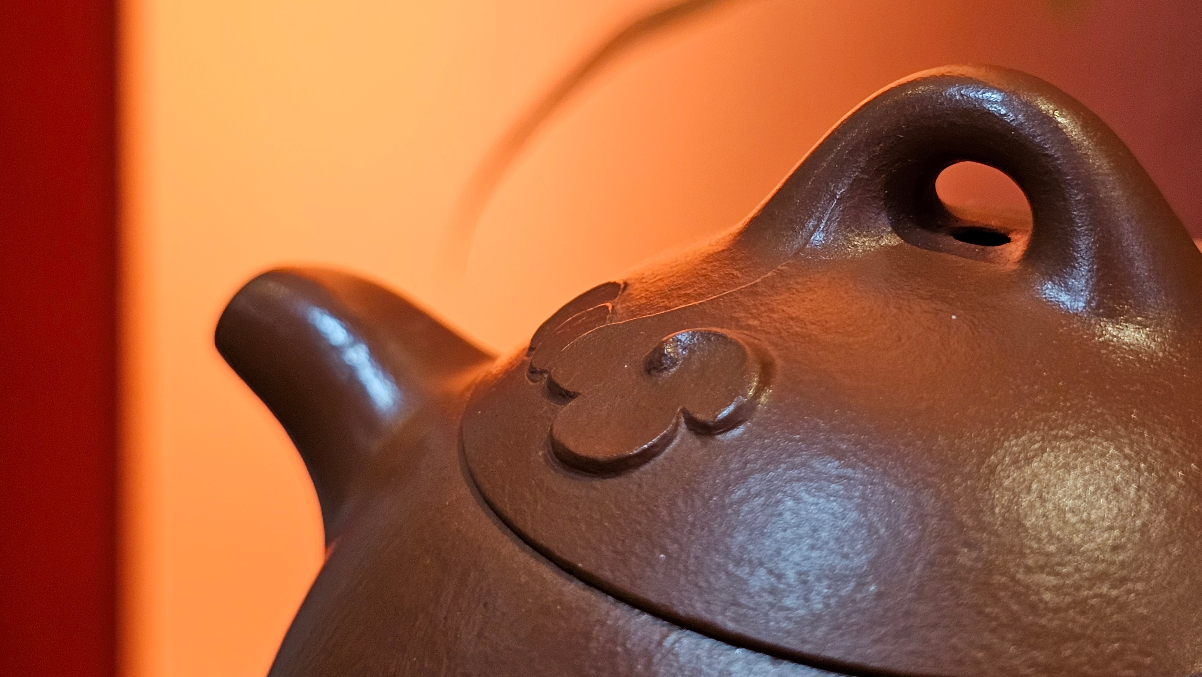 Qin Quan 秦权, with Oriental Clouds Embellishments 云朵贴花工艺, 196.9ml, Xiao Mei Yao Zhu Ni , by Craftsman Chen Yue Fei 陈跃飞 ~ Congratulations to Ms J.P.! 14058hrs 16th August 2025! Salem, OR!