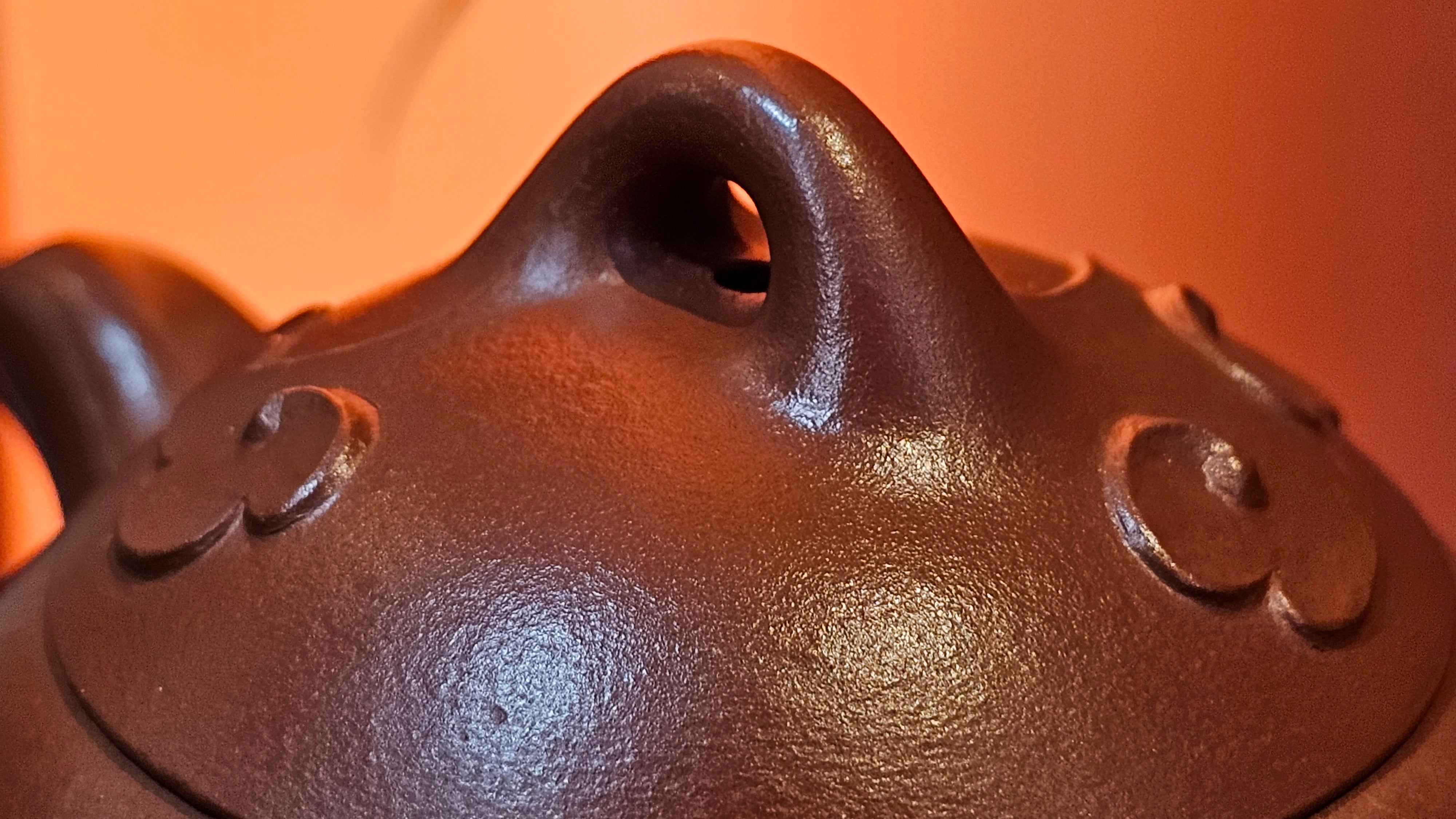 Qin Quan 秦权, with Oriental Clouds Embellishments 云朵贴花工艺, 196.9ml, Xiao Mei Yao Zhu Ni , by Craftsman Chen Yue Fei 陈跃飞 ~ Congratulations to Ms J.P.! 14058hrs 16th August 2025! Salem, OR!