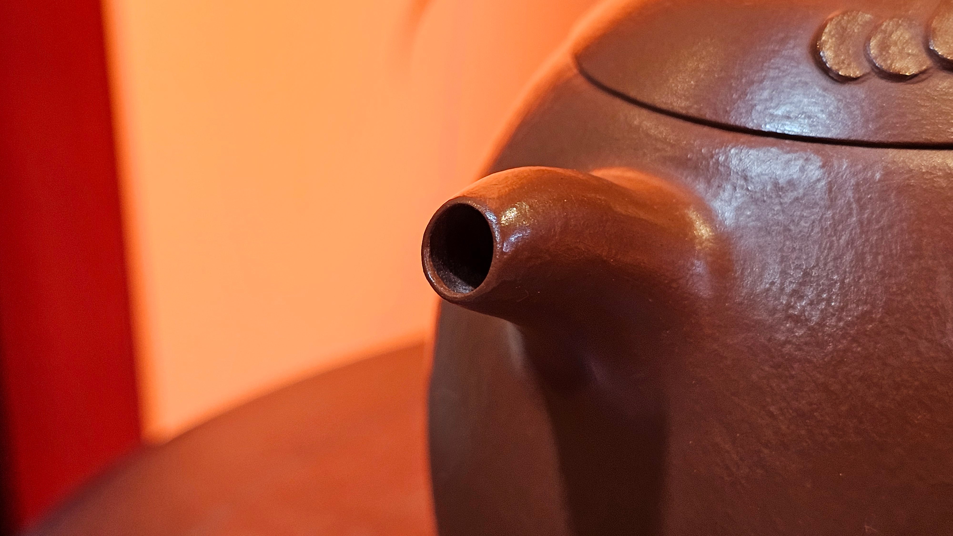 Qin Quan 秦权, with Oriental Clouds Embellishments 云朵贴花工艺, 196.9ml, Xiao Mei Yao Zhu Ni , by Craftsman Chen Yue Fei 陈跃飞 ~ Congratulations to Ms J.P.! 14058hrs 16th August 2025! Salem, OR!