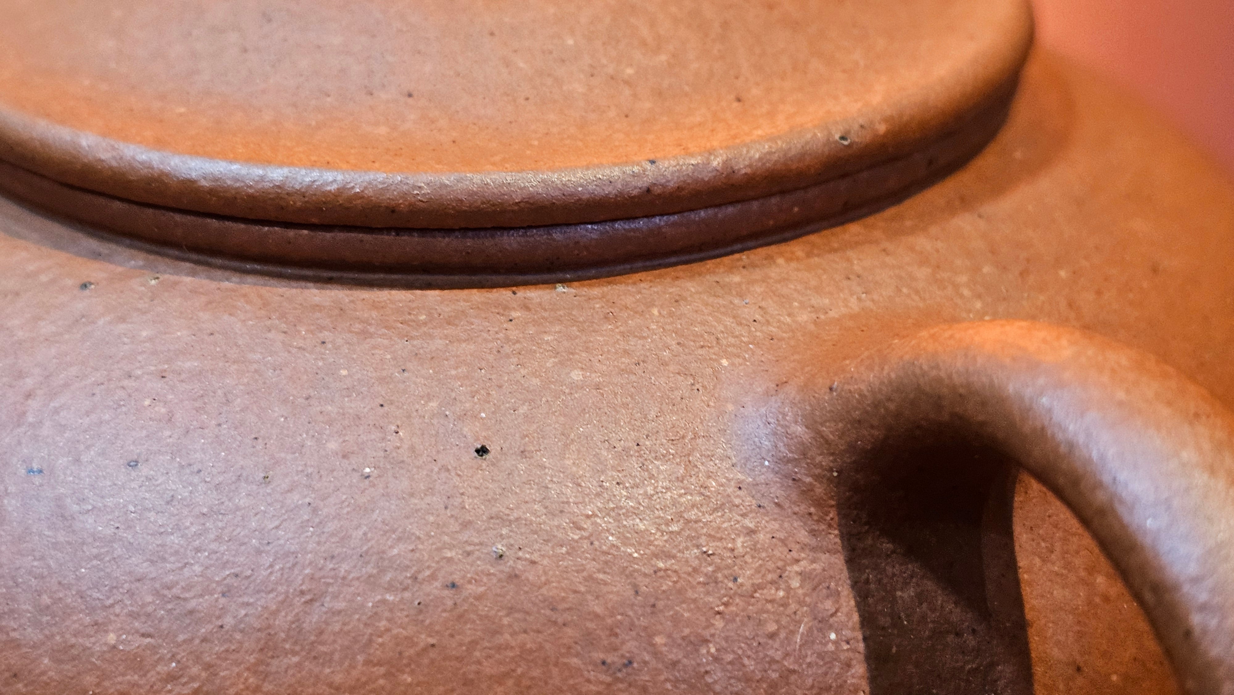 Han Jiang 寒江, 209.3ml, rare Zhu Sha 朱砂 (highest granularity form of ZhuNi), by Craftsman Gu Xiao Ming 顾小明 ~ Congratulations to Mr K.B.! 1555hrs 26th August 2025, Lake Oswego! OR!