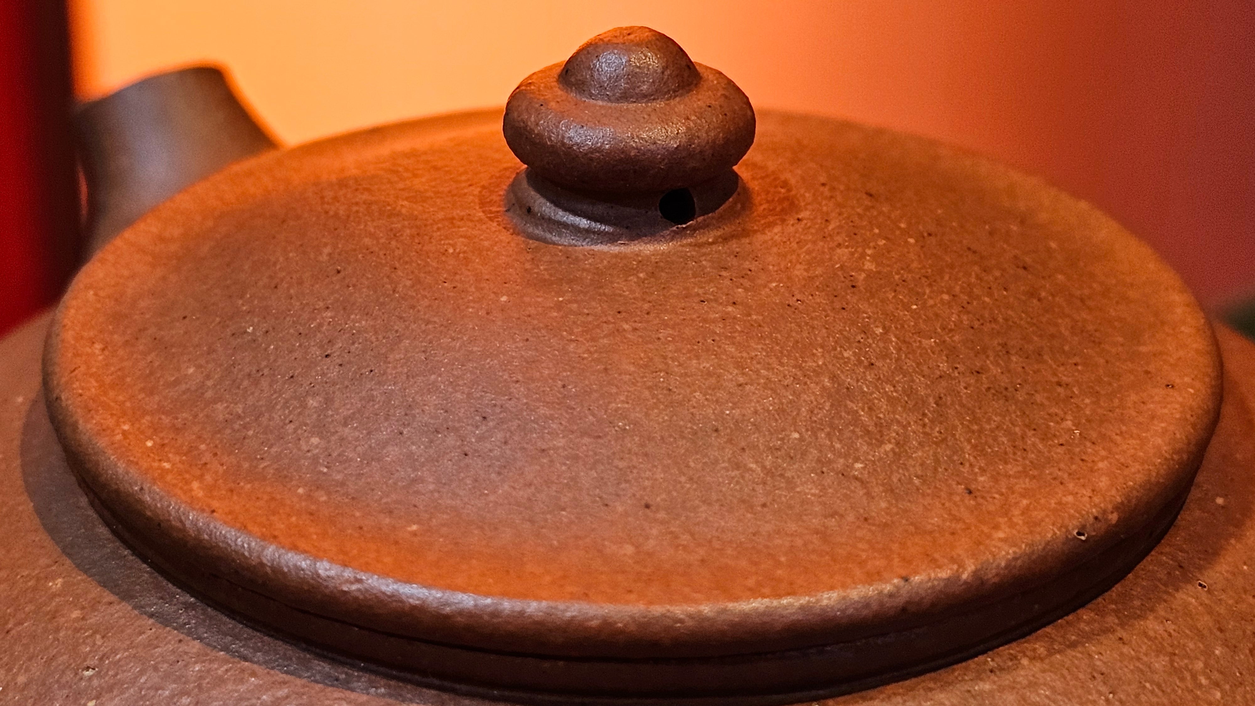 Han Jiang 寒江, 209.3ml, rare Zhu Sha 朱砂 (highest granularity form of ZhuNi), by Craftsman Gu Xiao Ming 顾小明 ~ Congratulations to Mr K.B.! 1555hrs 26th August 2025, Lake Oswego! OR!