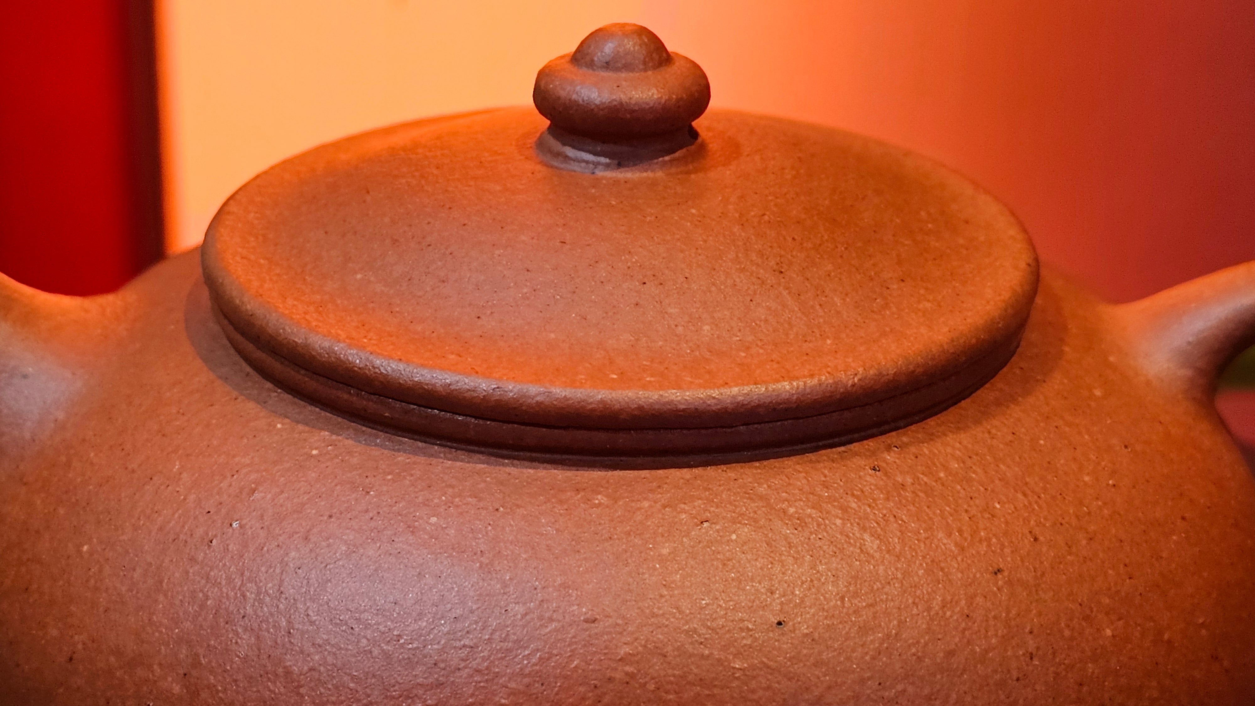 Han Jiang 寒江, 209.3ml, rare Zhu Sha 朱砂 (highest granularity form of ZhuNi), by Craftsman Gu Xiao Ming 顾小明 ~ Congratulations to Mr K.B.! 1555hrs 26th August 2025, Lake Oswego! OR!