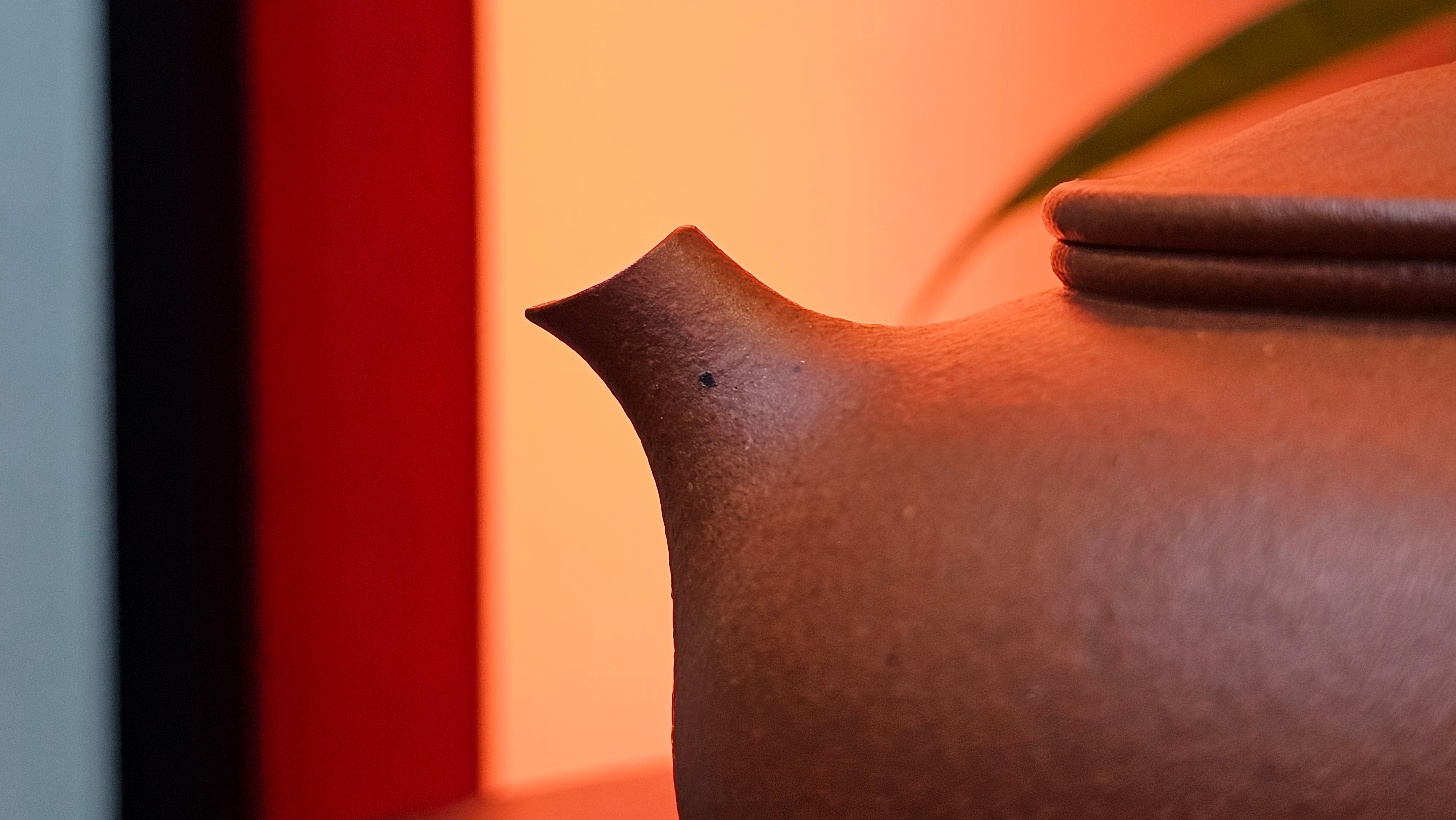 Han Jiang 寒江, 209.3ml, rare Zhu Sha 朱砂 (highest granularity form of ZhuNi), by Craftsman Gu Xiao Ming 顾小明 ~ Congratulations to Mr K.B.! 1555hrs 26th August 2025, Lake Oswego! OR!