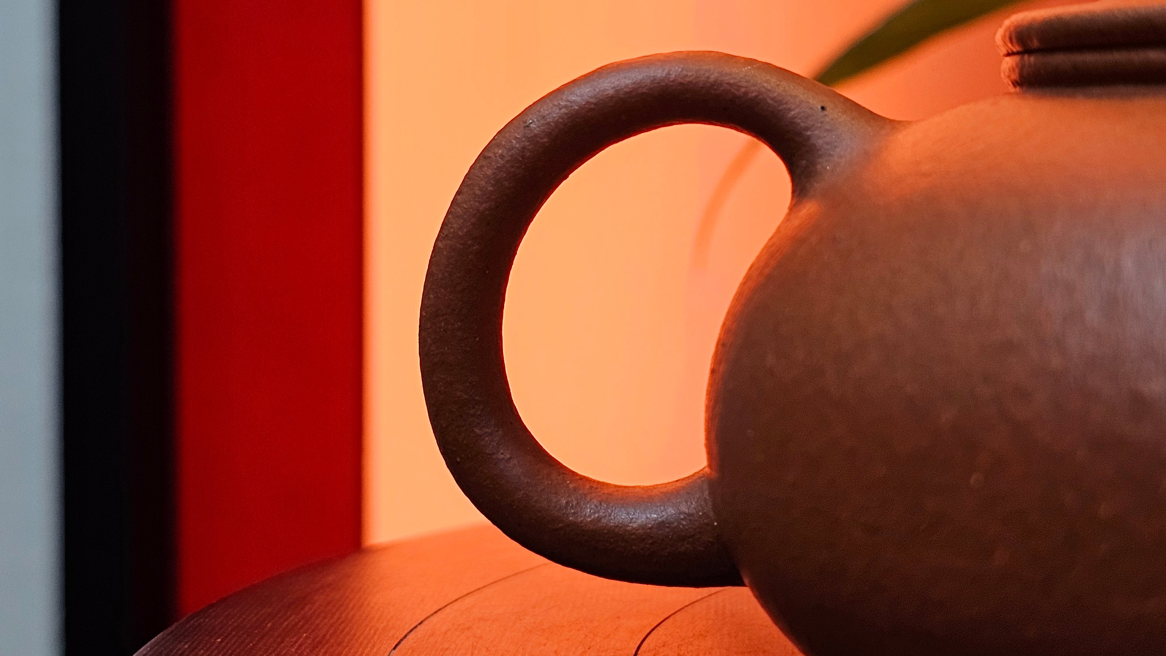 Han Jiang 寒江, 209.3ml, rare Zhu Sha 朱砂 (highest granularity form of ZhuNi), by Craftsman Gu Xiao Ming 顾小明 ~ Congratulations to Mr K.B.! 1555hrs 26th August 2025, Lake Oswego! OR!