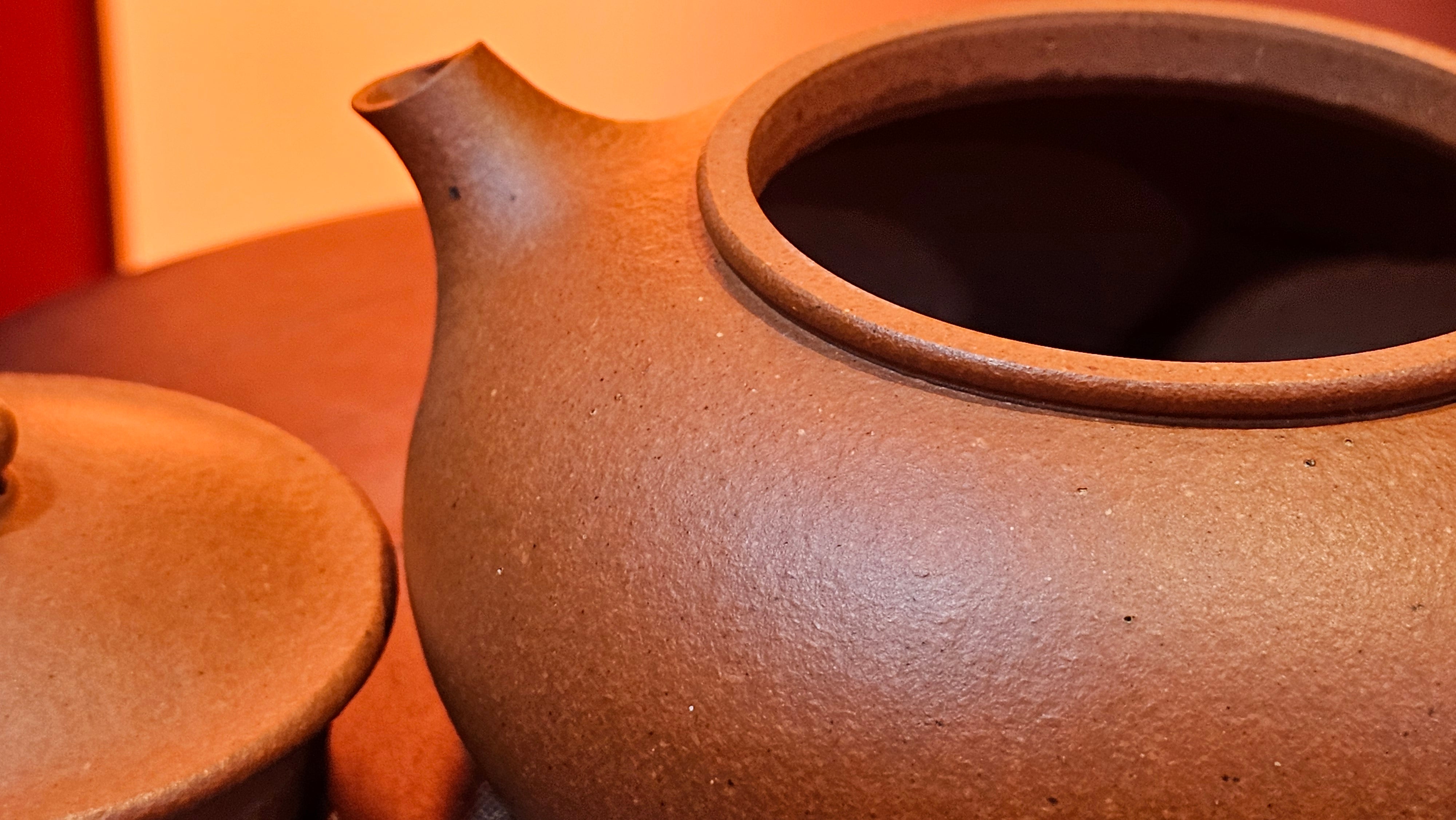 Han Jiang 寒江, 209.3ml, rare Zhu Sha 朱砂 (highest granularity form of ZhuNi), by Craftsman Gu Xiao Ming 顾小明 ~ Congratulations to Mr K.B.! 1555hrs 26th August 2025, Lake Oswego! OR!