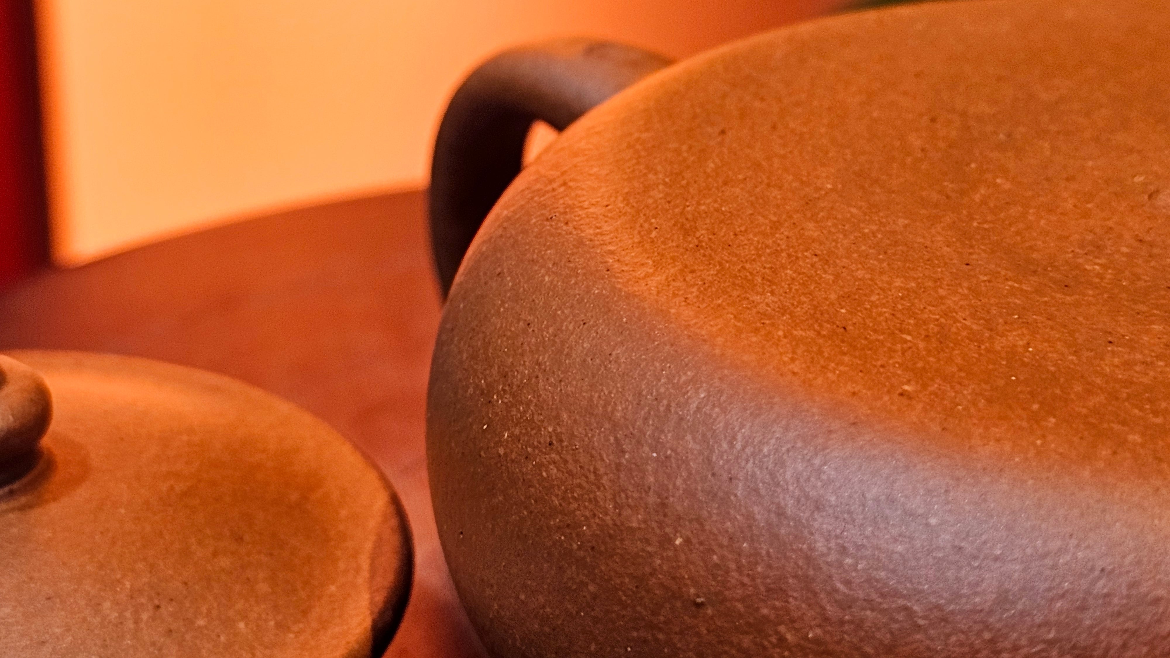 Han Jiang 寒江, 209.3ml, rare Zhu Sha 朱砂 (highest granularity form of ZhuNi), by Craftsman Gu Xiao Ming 顾小明 ~ Congratulations to Mr K.B.! 1555hrs 26th August 2025, Lake Oswego! OR!