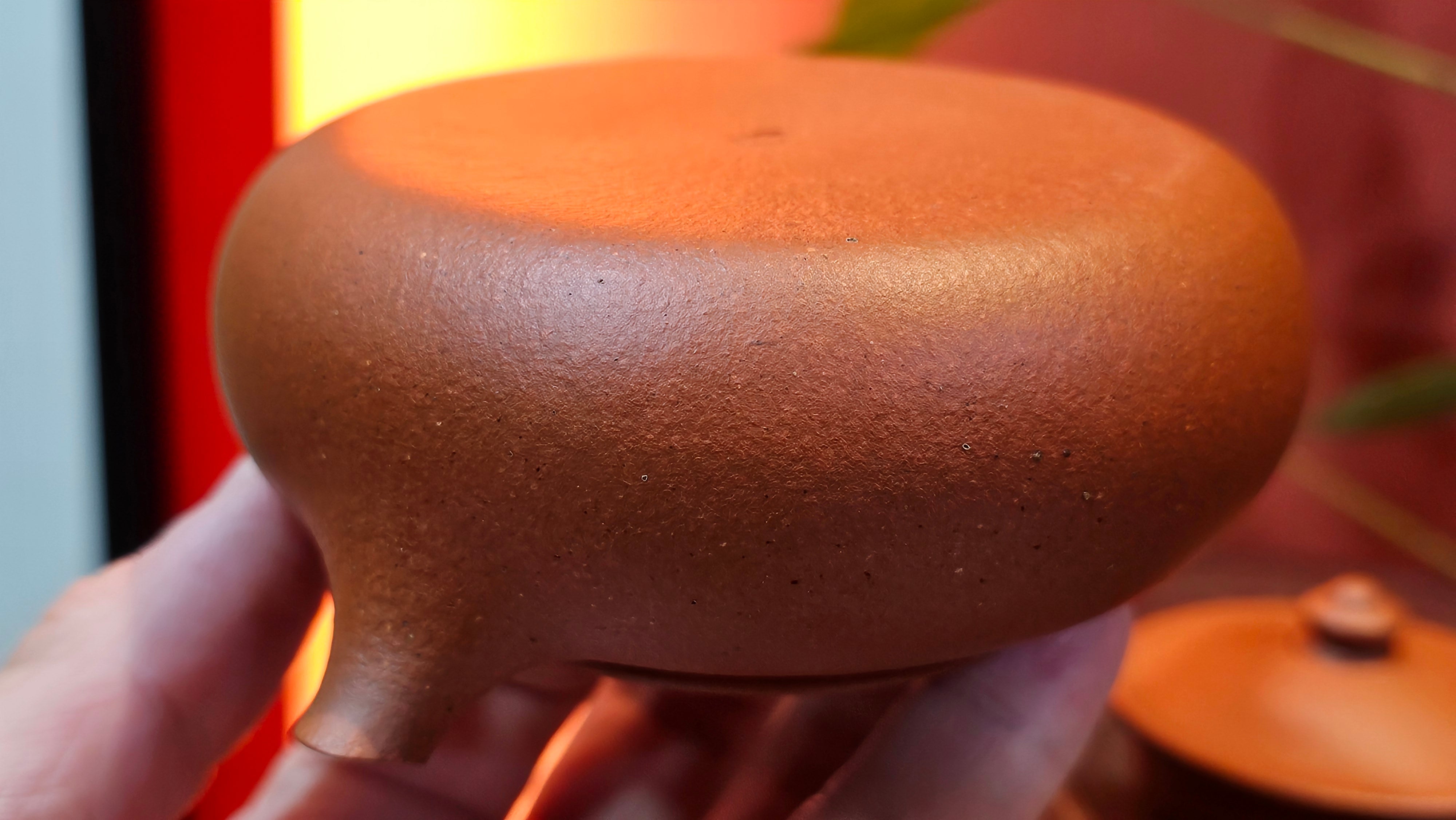 Han Jiang 寒江, 209.3ml, rare Zhu Sha 朱砂 (highest granularity form of ZhuNi), by Craftsman Gu Xiao Ming 顾小明 ~ Congratulations to Mr K.B.! 1555hrs 26th August 2025, Lake Oswego! OR!