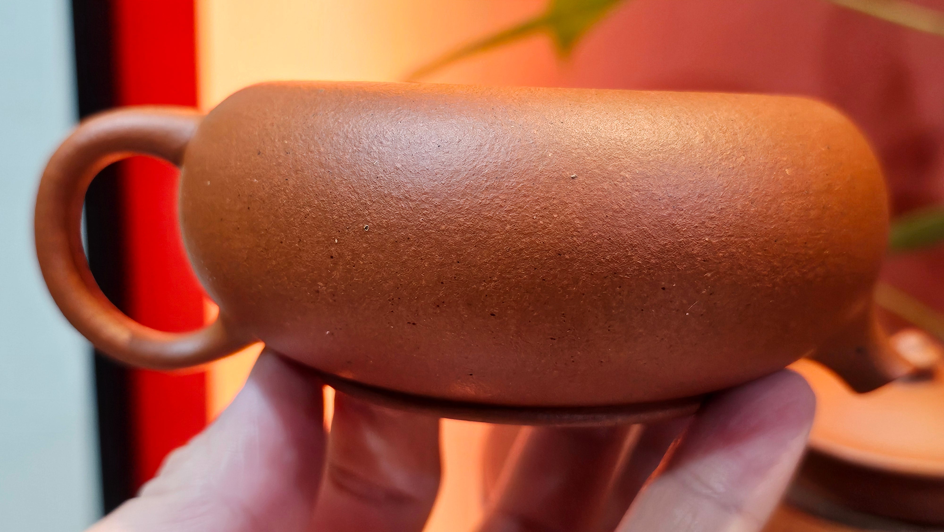 Han Jiang 寒江, 209.3ml, rare Zhu Sha 朱砂 (highest granularity form of ZhuNi), by Craftsman Gu Xiao Ming 顾小明 ~ Congratulations to Mr K.B.! 1555hrs 26th August 2025, Lake Oswego! OR!