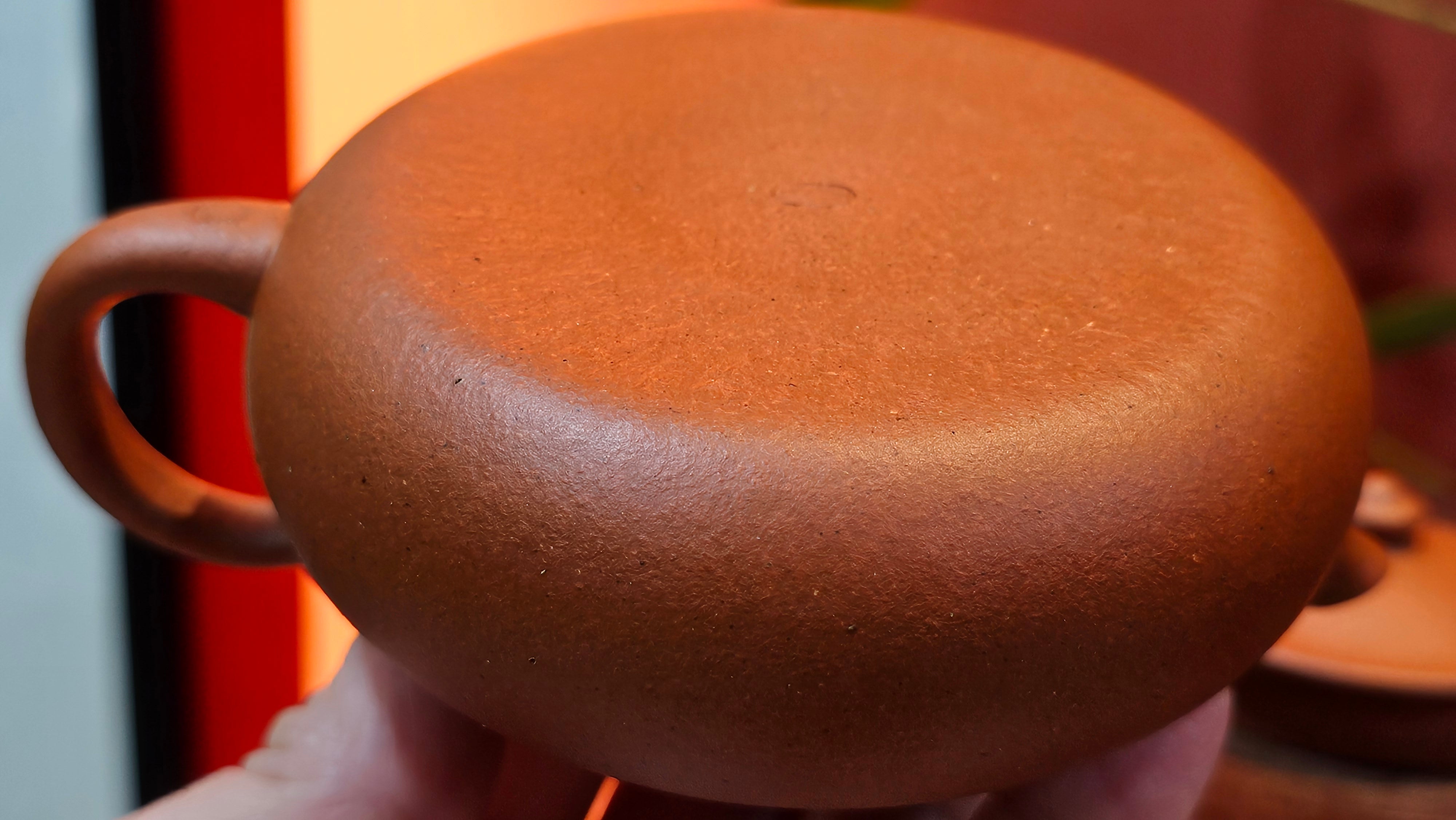 Han Jiang 寒江, 209.3ml, rare Zhu Sha 朱砂 (highest granularity form of ZhuNi), by Craftsman Gu Xiao Ming 顾小明 ~ Congratulations to Mr K.B.! 1555hrs 26th August 2025, Lake Oswego! OR!