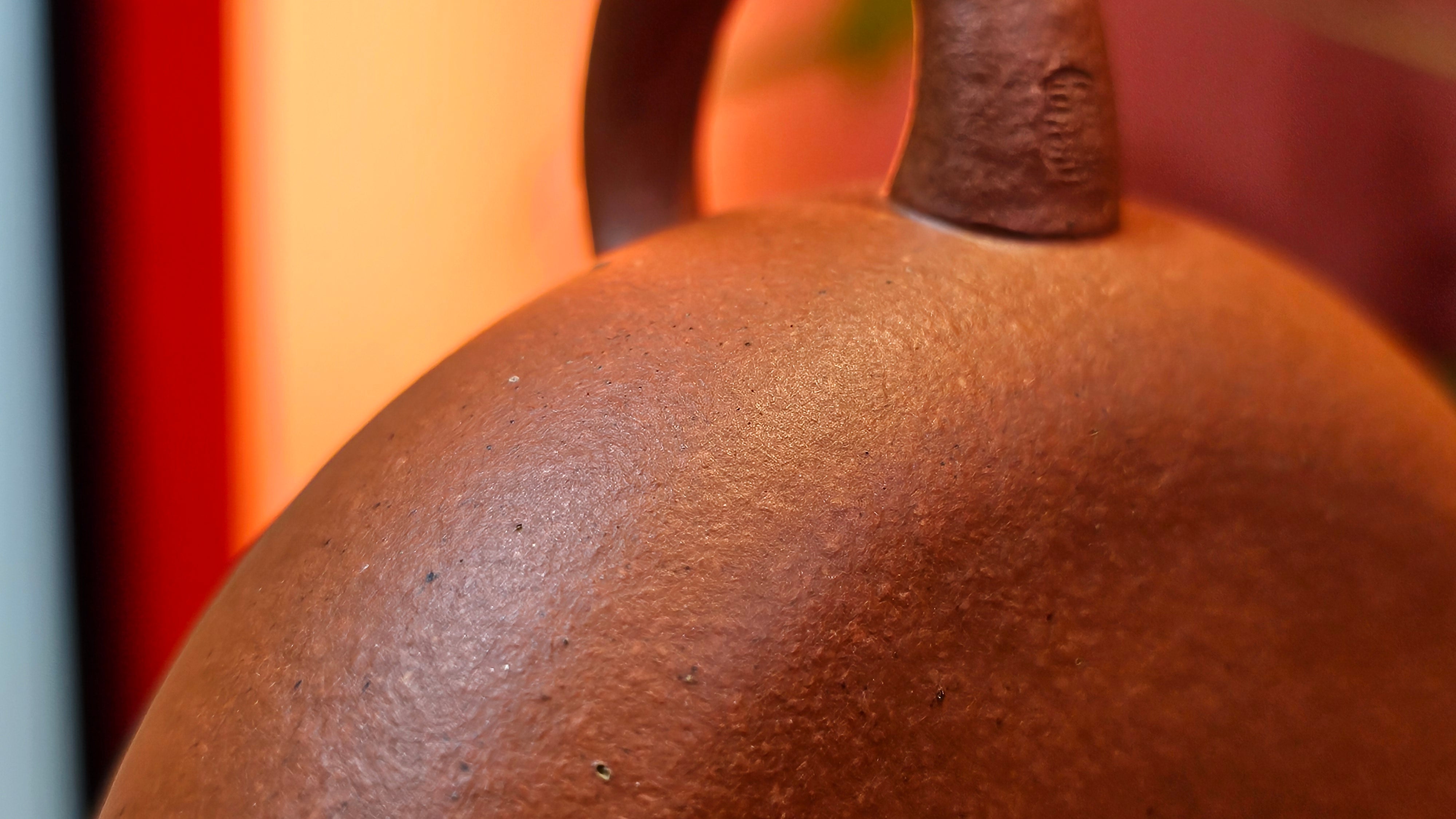 Han Jiang 寒江, 209.3ml, rare Zhu Sha 朱砂 (highest granularity form of ZhuNi), by Craftsman Gu Xiao Ming 顾小明 ~ Congratulations to Mr K.B.! 1555hrs 26th August 2025, Lake Oswego! OR!