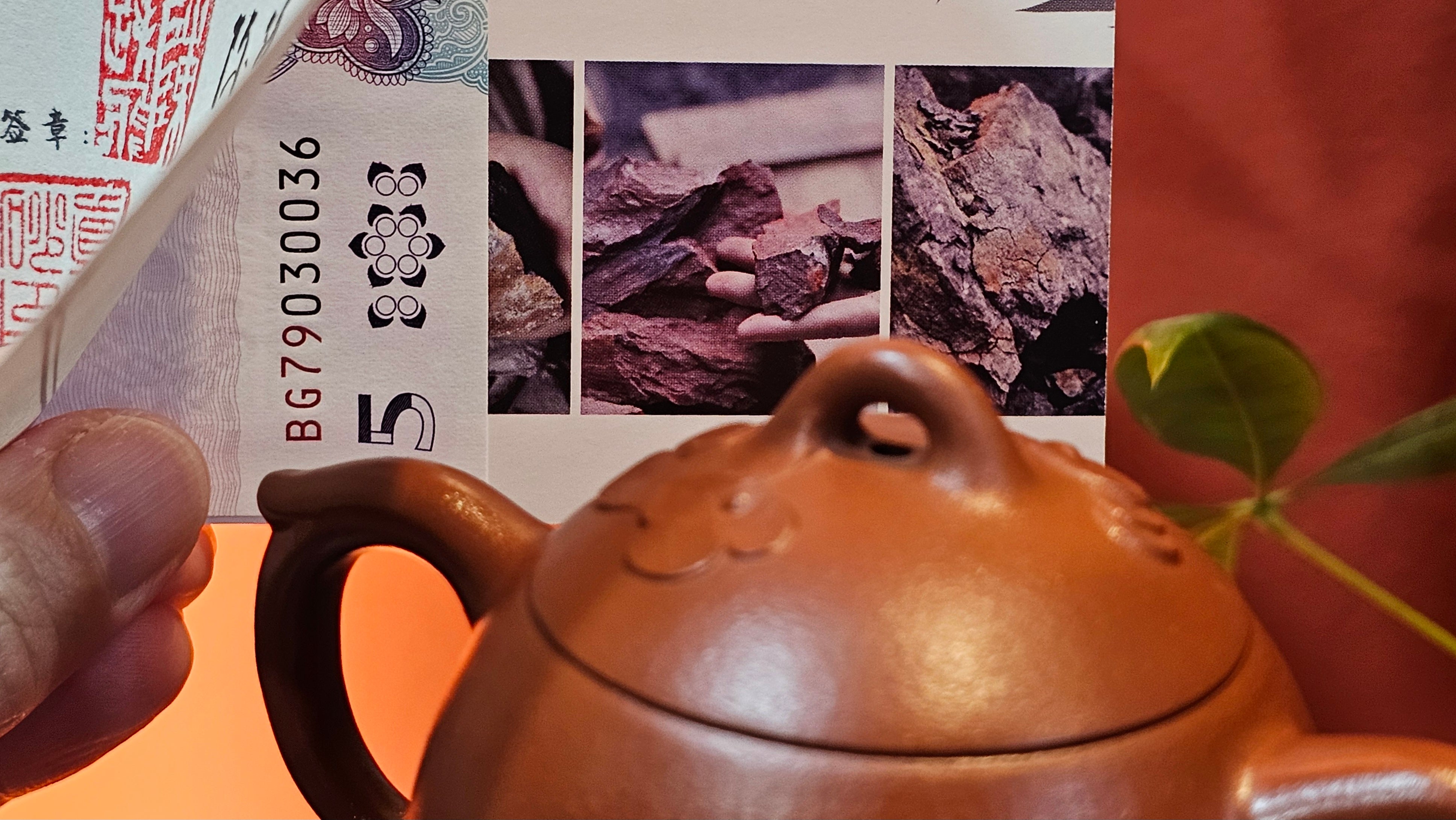 Qin Quan 秦权, with Oriental Clouds Embellishments 云朵贴花工艺, 196.9ml, Xiao Mei Yao Zhu Ni , by Craftsman Chen Yue Fei 陈跃飞 ~ Congratulations to Ms J.P.! 14058hrs 16th August 2025! Salem, OR!