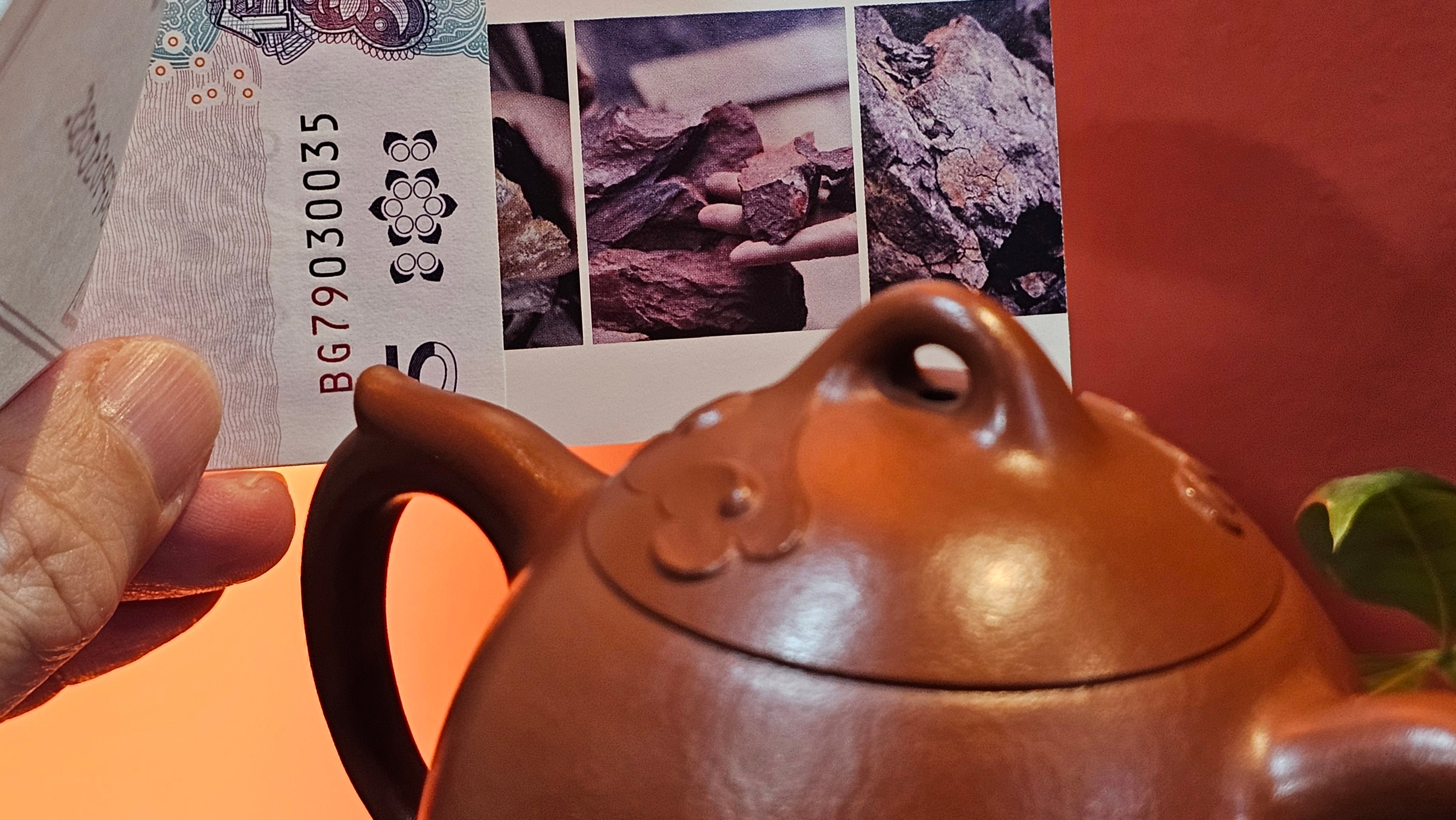 Mini! Qin Quan 秦权, with Oriental Clouds Embellishments 云朵贴花工艺, 115.5ml, Xiao Mei Yao Zhu Ni , by Craftsman Chen Yue Fei 陈跃飞 ~ Congratulations to Mr M.S.! 2049hrs!15th August 2025, Southbury, CT!