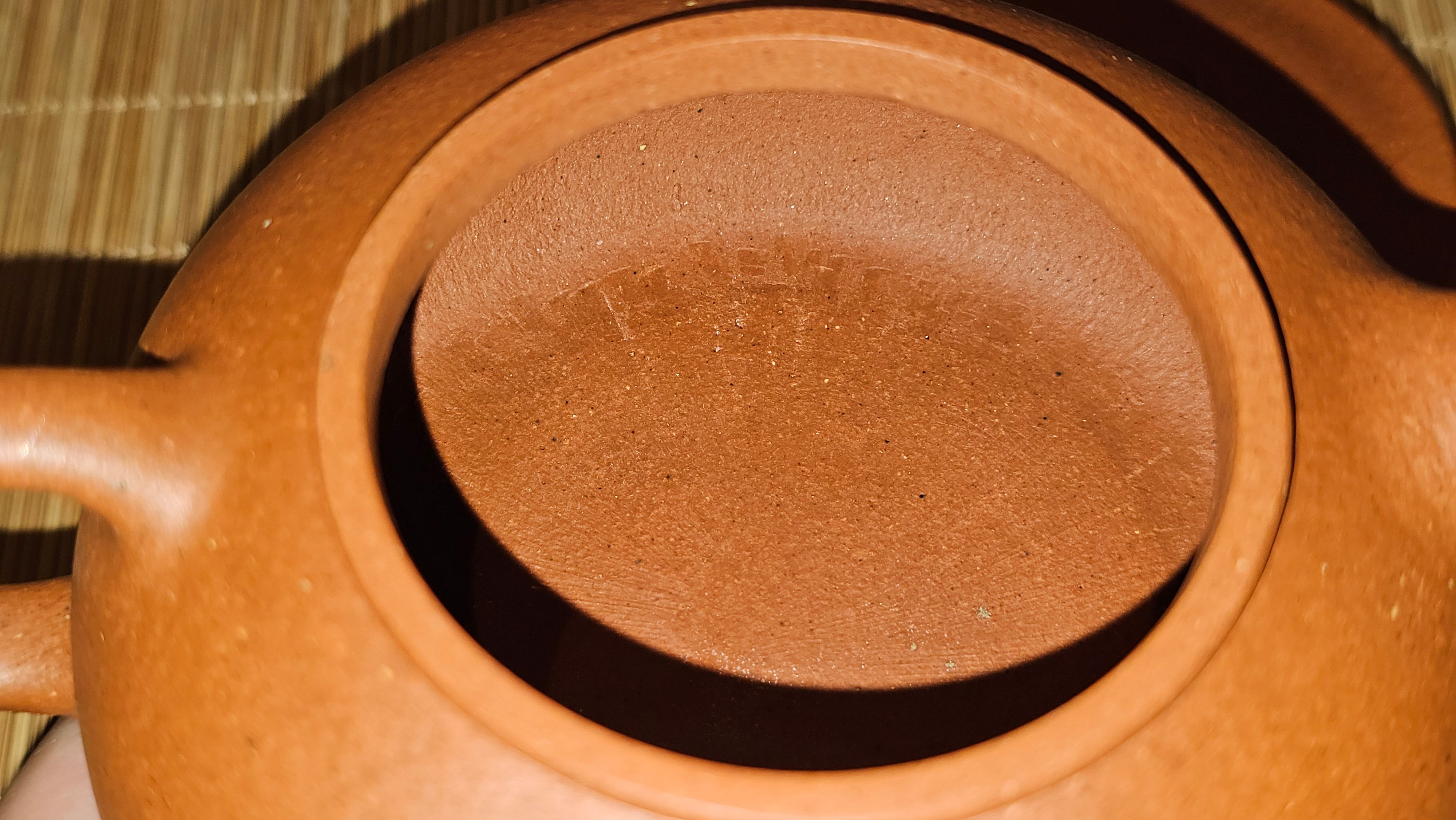 Han Jiang 寒江, 209.3ml, rare Zhu Sha 朱砂 (highest granularity form of ZhuNi), by Craftsman Gu Xiao Ming 顾小明 ~ Congratulations to Mr K.B.! 1555hrs 26th August 2025, Lake Oswego! OR!