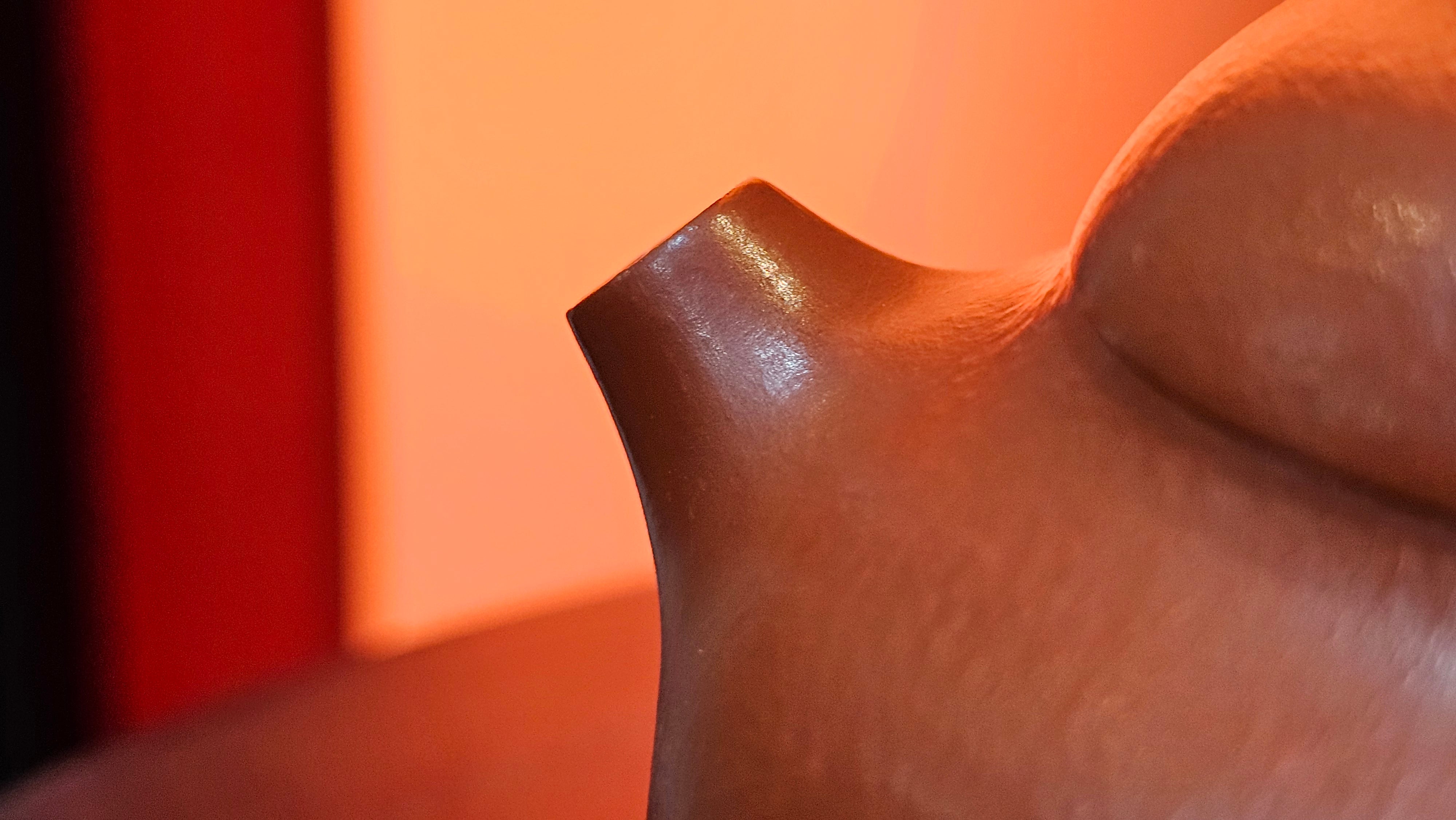 Qie Gua 茄瓜, 132.8ml, Xiao Mei Yao Zhu Ni 小煤窑朱泥,  by our Collaborative Craftsman Wang Hui 王慧, Poem Engraving by Craftsman 一德书 ~ Congratulations!to Mr D.D.! 2153hrs 27th August 2025! Jersey City, NJ!