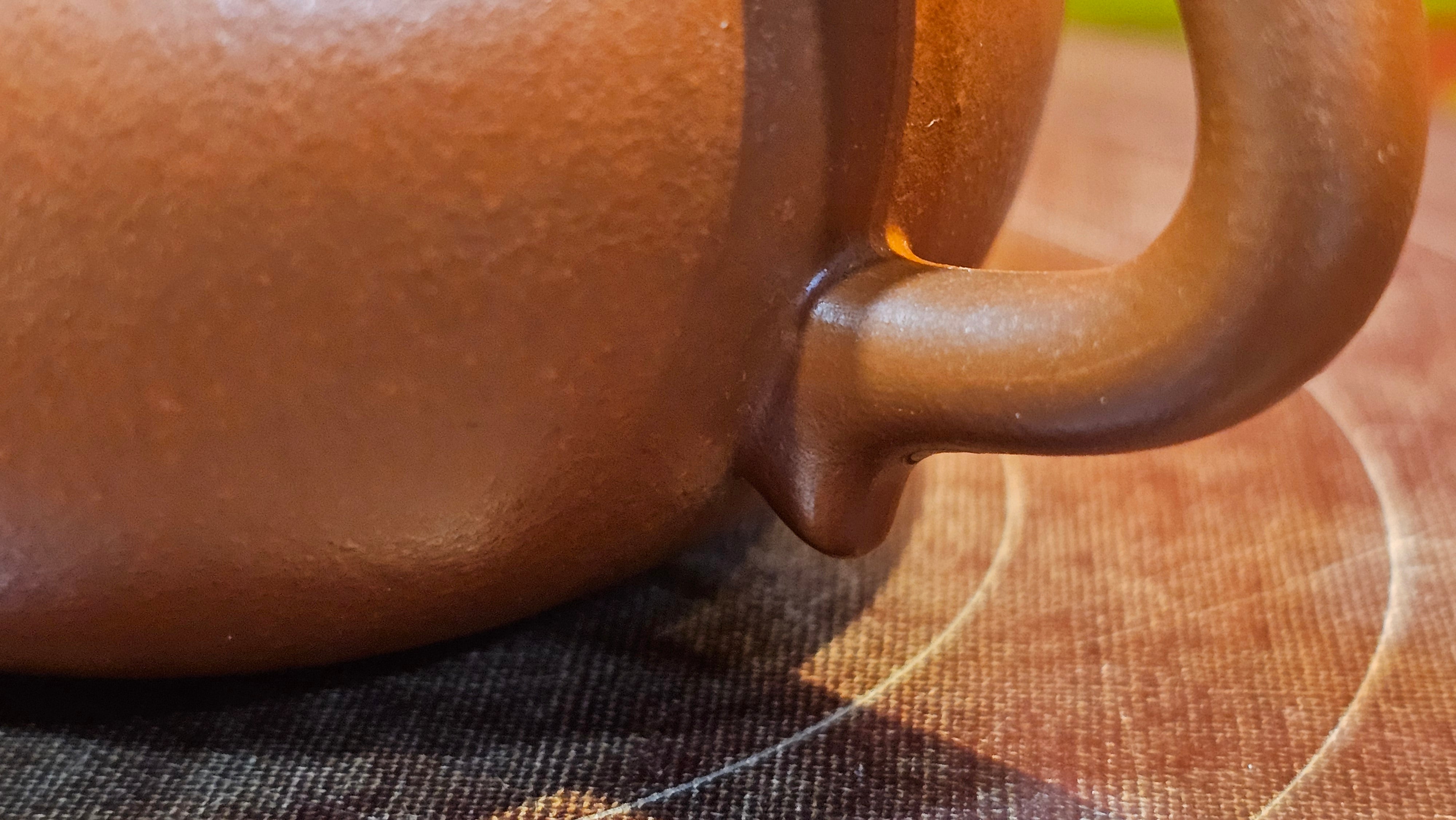 Qie Gua 茄瓜, 132.8ml, Xiao Mei Yao Zhu Ni 小煤窑朱泥,  by our Collaborative Craftsman Wang Hui 王慧, Poem Engraving by Craftsman 一德书 ~ Congratulations!to Mr D.D.! 2153hrs 27th August 2025! Jersey City, NJ!