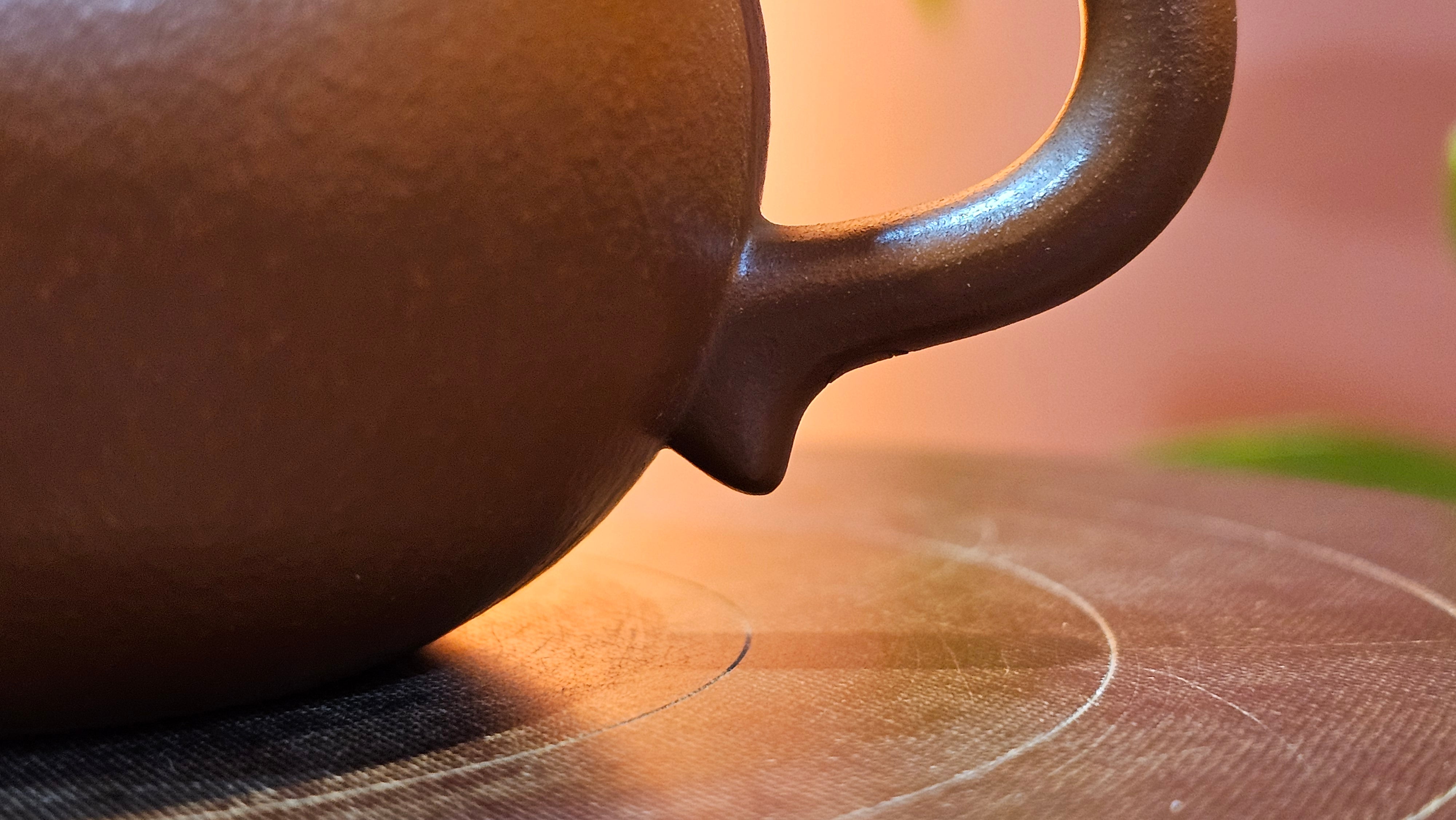 Qie Gua 茄瓜, 132.8ml, Xiao Mei Yao Zhu Ni 小煤窑朱泥,  by our Collaborative Craftsman Wang Hui 王慧, Poem Engraving by Craftsman 一德书 ~ Congratulations!to Mr D.D.! 2153hrs 27th August 2025! Jersey City, NJ!