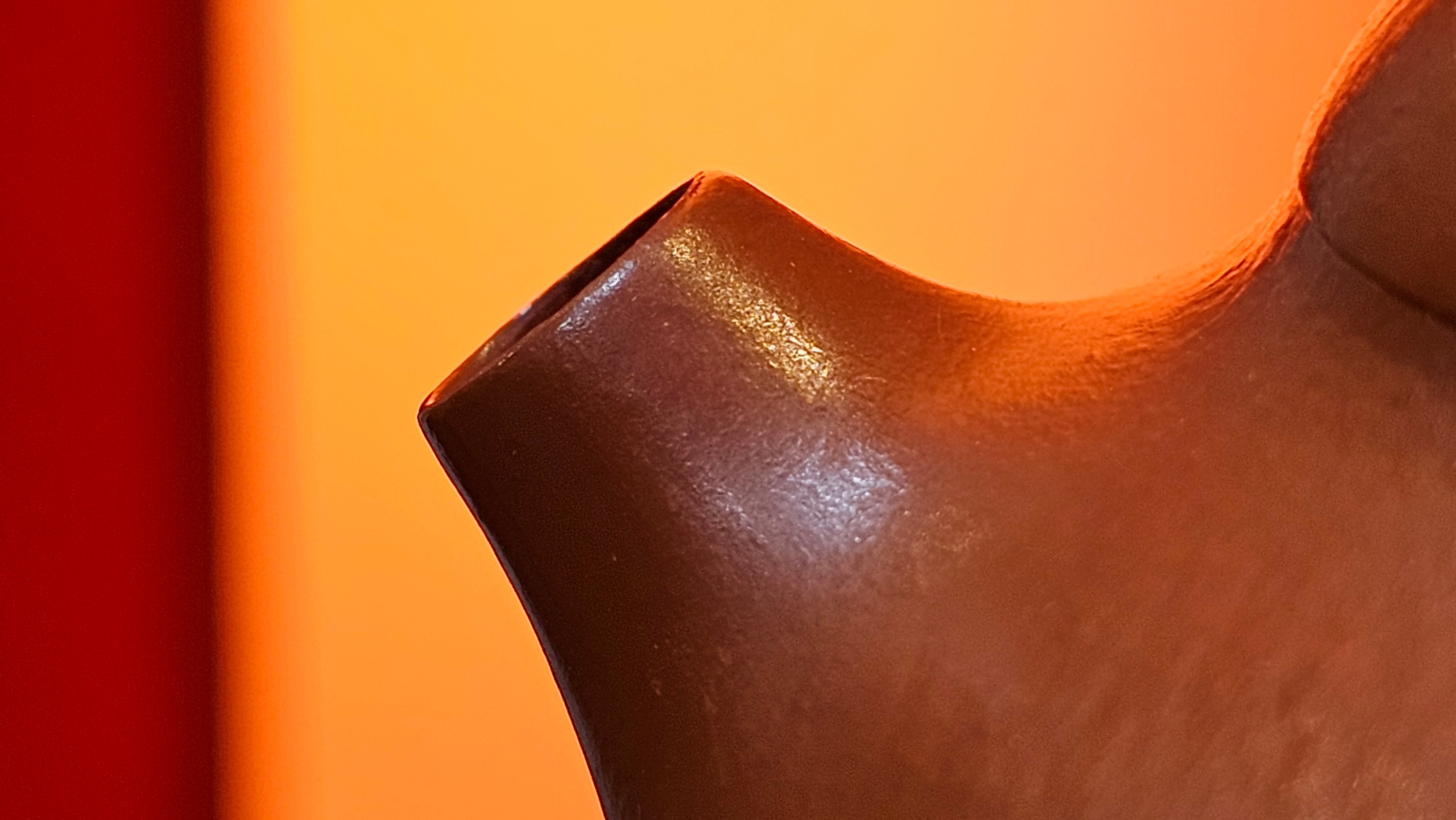 Qie Gua 茄瓜, 132.8ml, Xiao Mei Yao Zhu Ni 小煤窑朱泥,  by our Collaborative Craftsman Wang Hui 王慧, Poem Engraving by Craftsman 一德书 ~ Congratulations!to Mr D.D.! 2153hrs 27th August 2025! Jersey City, NJ!