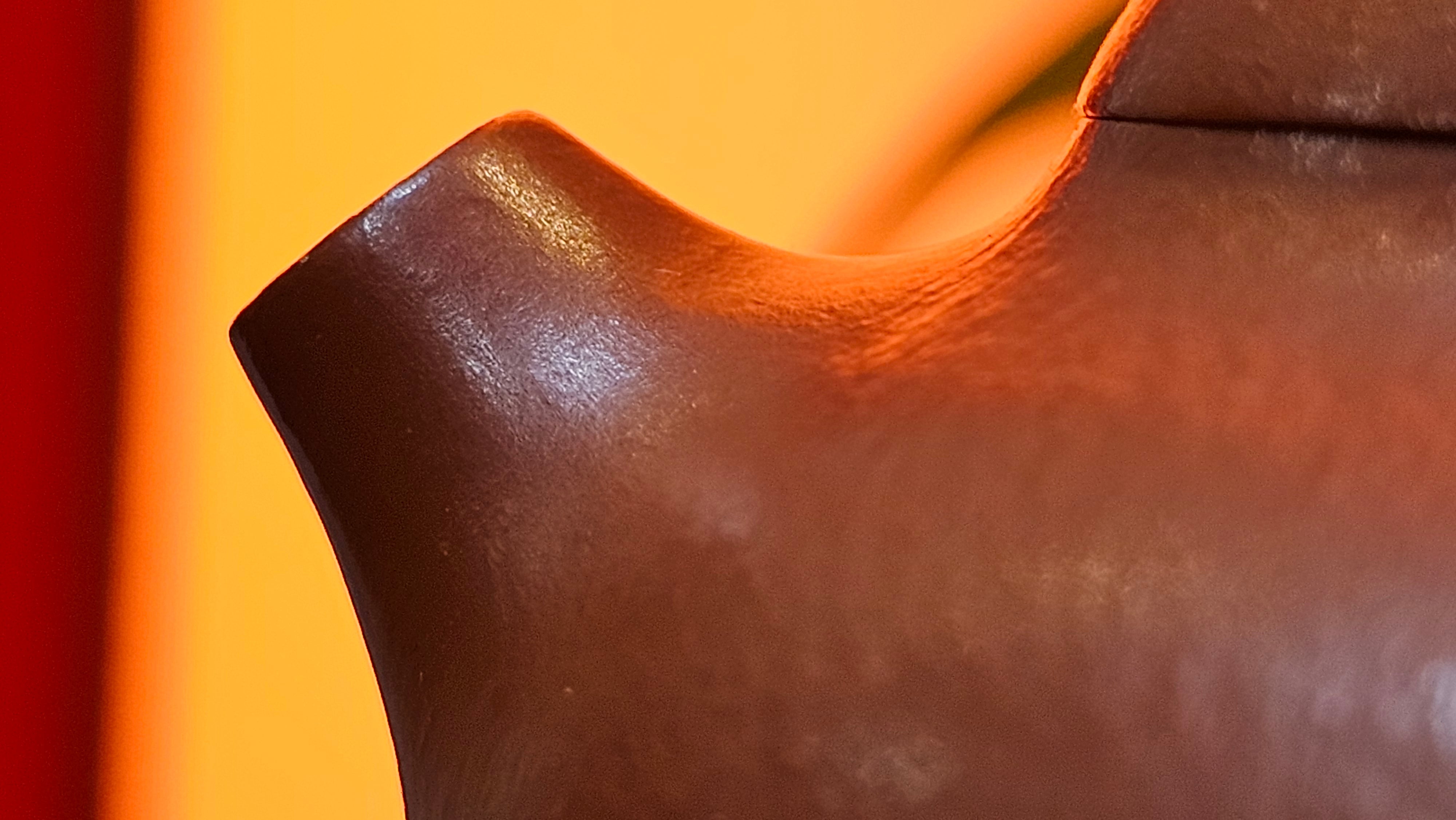 Qie Gua 茄瓜, 132.8ml, Xiao Mei Yao Zhu Ni 小煤窑朱泥,  by our Collaborative Craftsman Wang Hui 王慧, Poem Engraving by Craftsman 一德书 ~ Congratulations!to Mr D.D.! 2153hrs 27th August 2025! Jersey City, NJ!