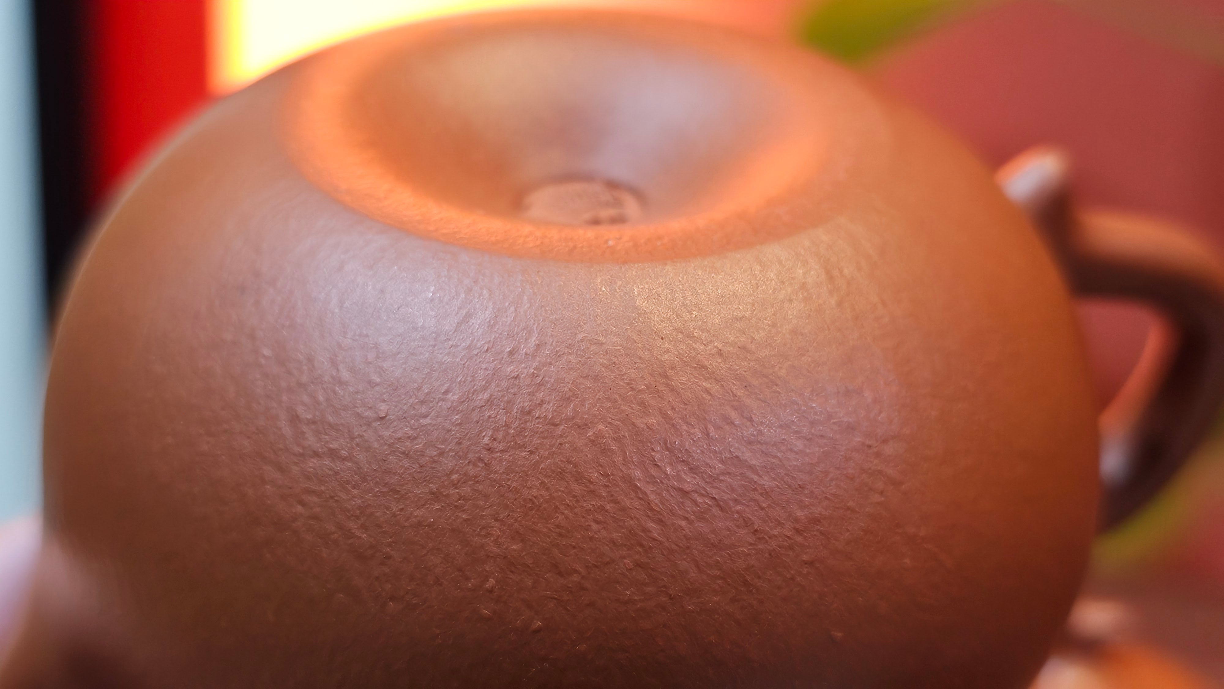 Qie Gua 茄瓜, 132.8ml, Xiao Mei Yao Zhu Ni 小煤窑朱泥,  by our Collaborative Craftsman Wang Hui 王慧, Poem Engraving by Craftsman 一德书 ~ Congratulations!to Mr D.D.! 2153hrs 27th August 2025! Jersey City, NJ!