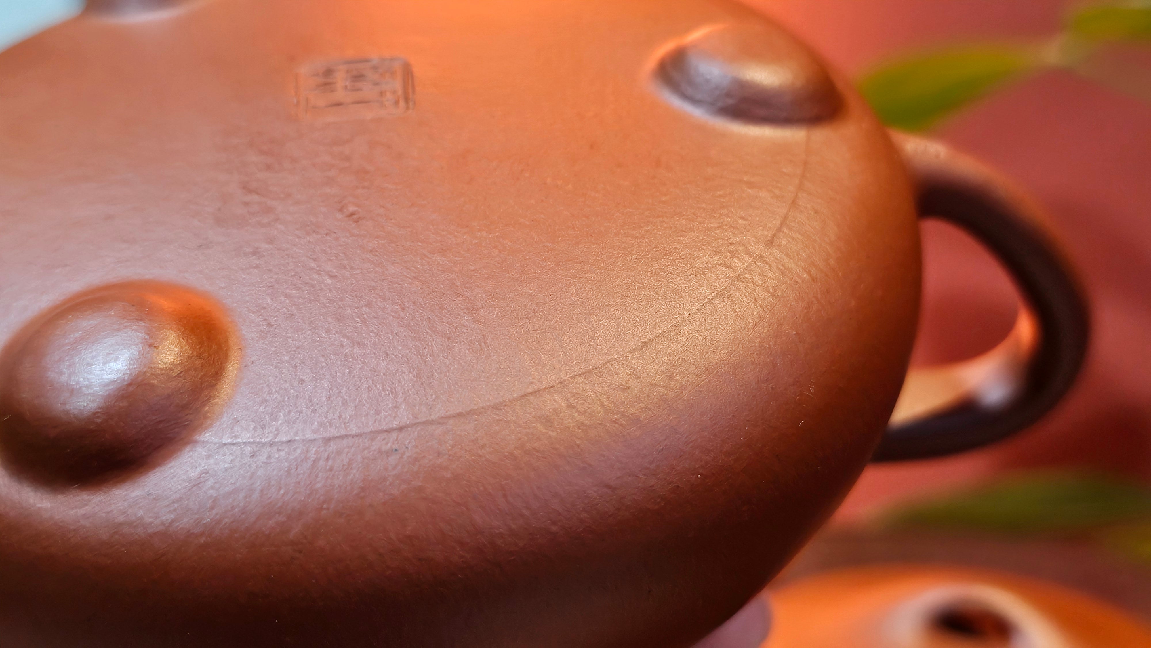 Jing Zhou Shi Piao 景舟石瓢, 257.3ml, Xiao Mei Yao Zhu Ni 小煤窑朱泥, by Craftsman Wang Xing 王兴; "暗香疏影" and Plum Blossoms Engraving by Craftsman Yi De Shu 一德书 ~ Congratulations to Mr K.F.! 1455hrs 17th August 2025, Chamblee, GA!