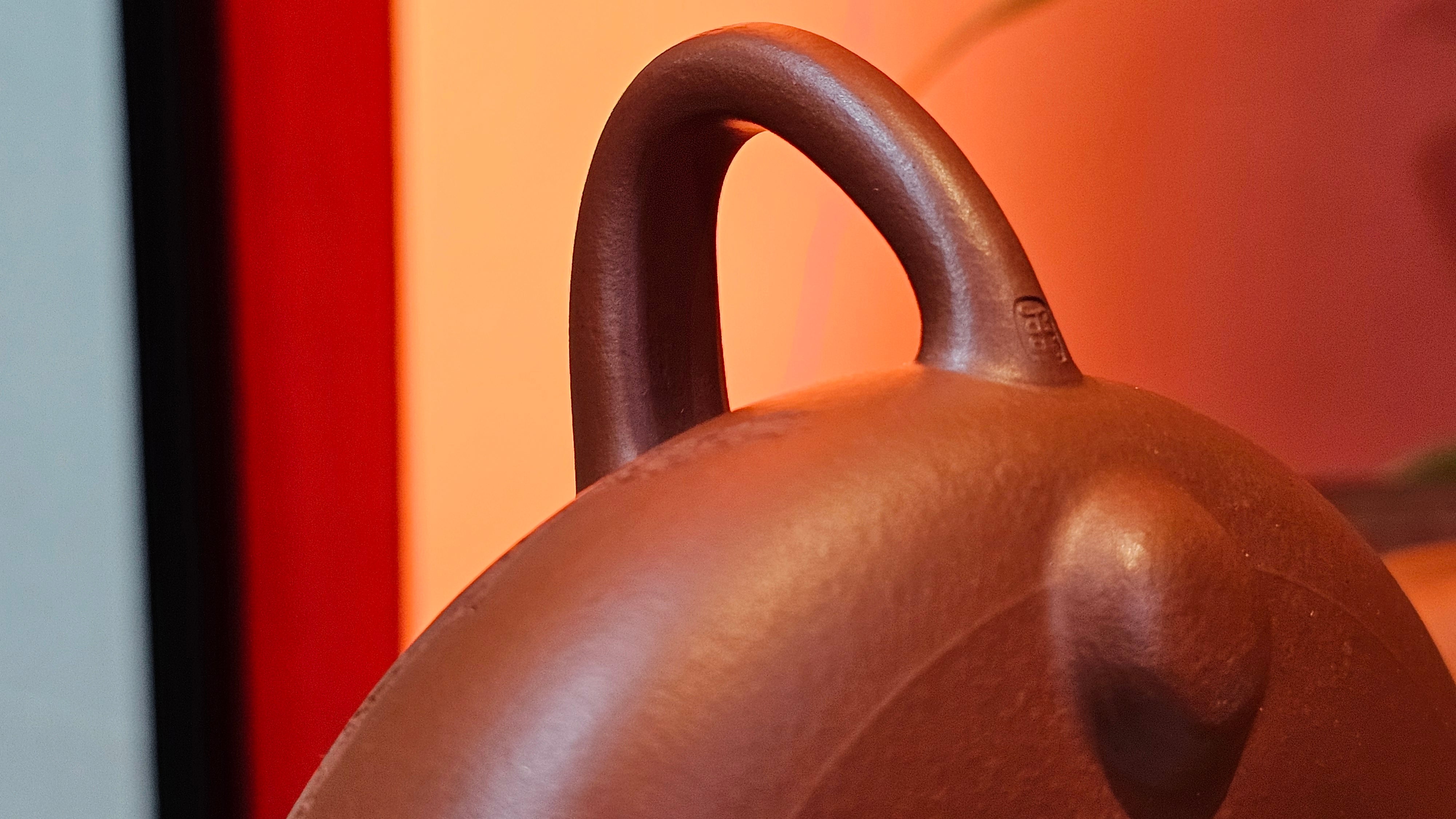 Jing Zhou Shi Piao 景舟石瓢, 257.3ml, Xiao Mei Yao Zhu Ni 小煤窑朱泥, by Craftsman Wang Xing 王兴; "暗香疏影" and Plum Blossoms Engraving by Craftsman Yi De Shu 一德书 ~ Congratulations to Mr K.F.! 1455hrs 17th August 2025, Chamblee, GA!