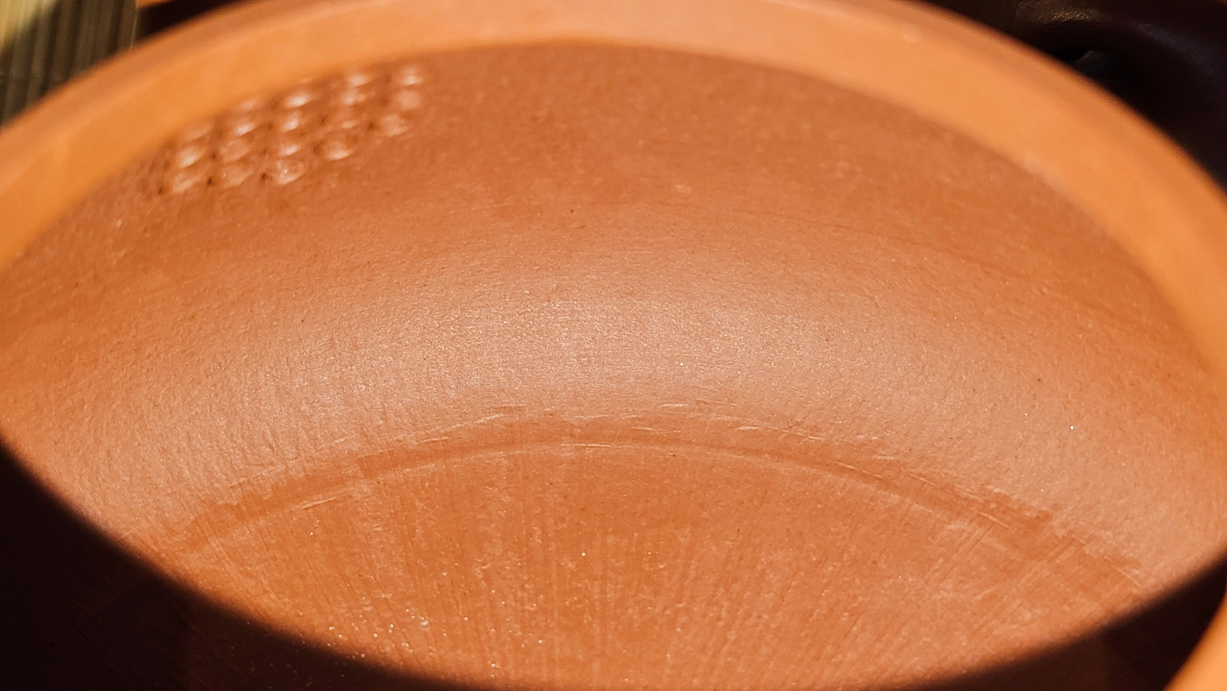 Jing Zhou Shi Piao 景舟石瓢, 257.3ml, Xiao Mei Yao Zhu Ni 小煤窑朱泥, by Craftsman Wang Xing 王兴; "暗香疏影" and Plum Blossoms Engraving by Craftsman Yi De Shu 一德书 ~ Congratulations to Mr K.F.! 1455hrs 17th August 2025, Chamblee, GA!