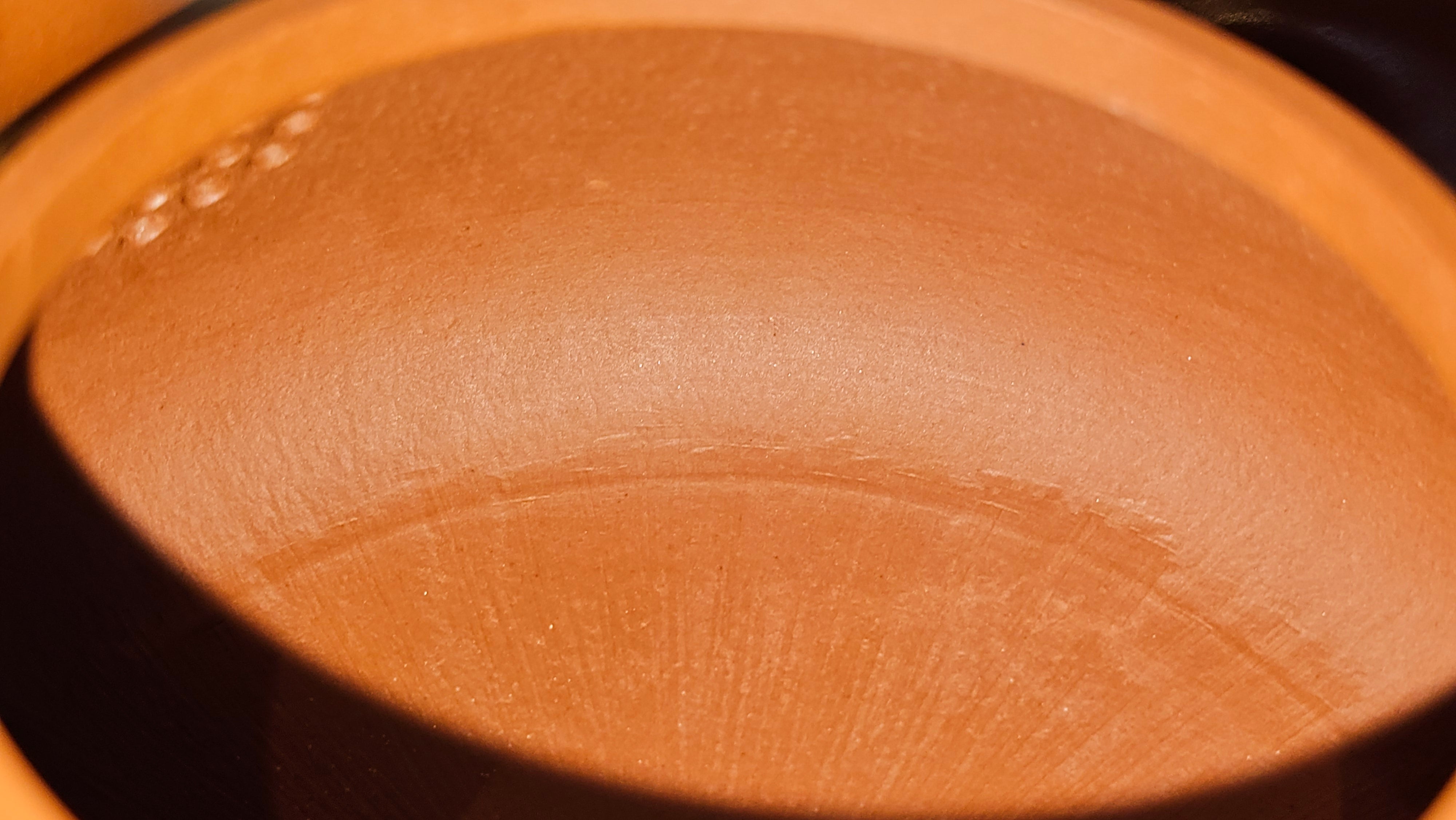 Jing Zhou Shi Piao 景舟石瓢, 257.3ml, Xiao Mei Yao Zhu Ni 小煤窑朱泥, by Craftsman Wang Xing 王兴; "暗香疏影" and Plum Blossoms Engraving by Craftsman Yi De Shu 一德书 ~ Congratulations to Mr K.F.! 1455hrs 17th August 2025, Chamblee, GA!