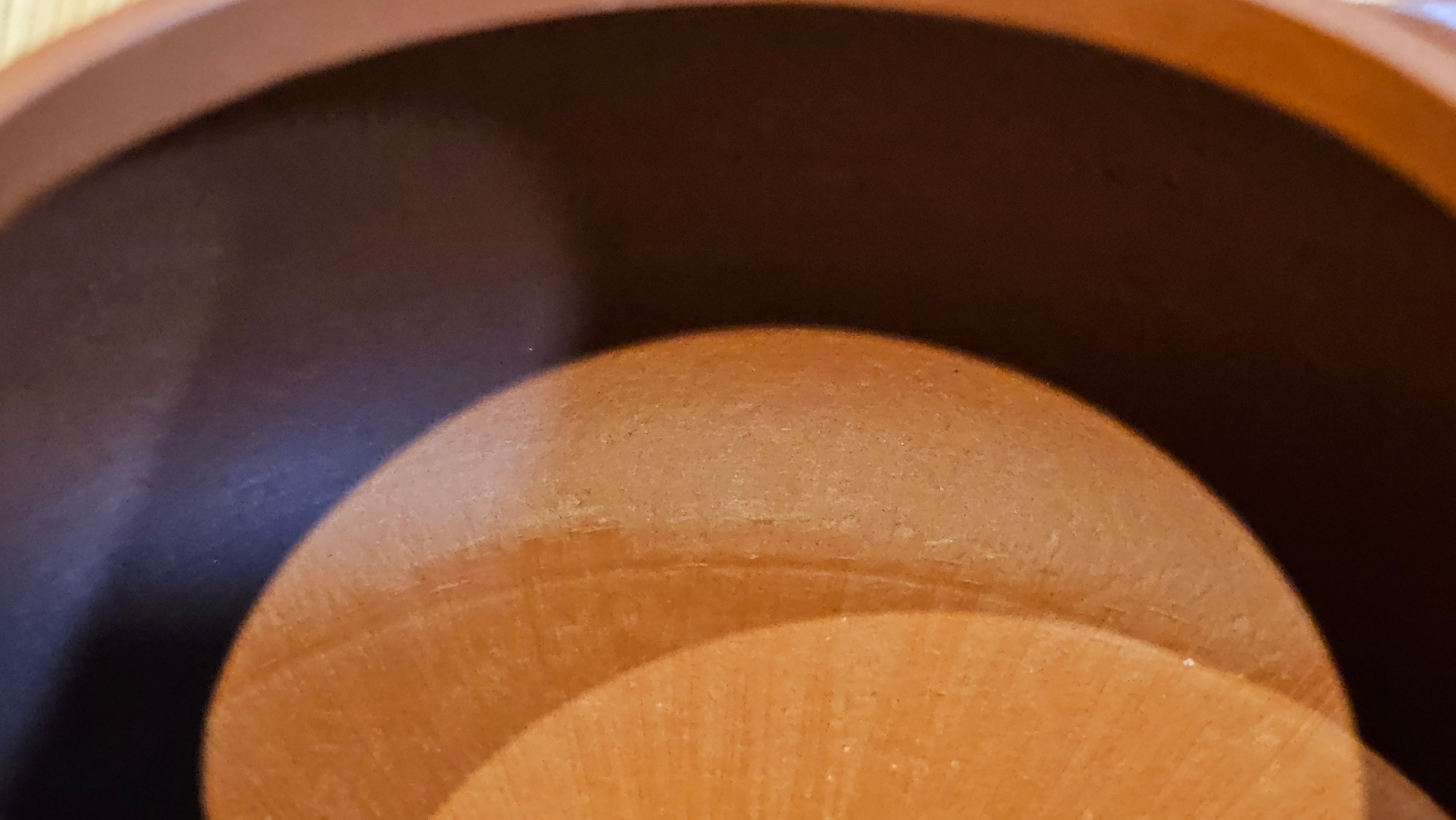 Jing Zhou Shi Piao 景舟石瓢, 257.3ml, Xiao Mei Yao Zhu Ni 小煤窑朱泥, by Craftsman Wang Xing 王兴; "暗香疏影" and Plum Blossoms Engraving by Craftsman Yi De Shu 一德书 ~ Congratulations to Mr K.F.! 1455hrs 17th August 2025, Chamblee, GA!