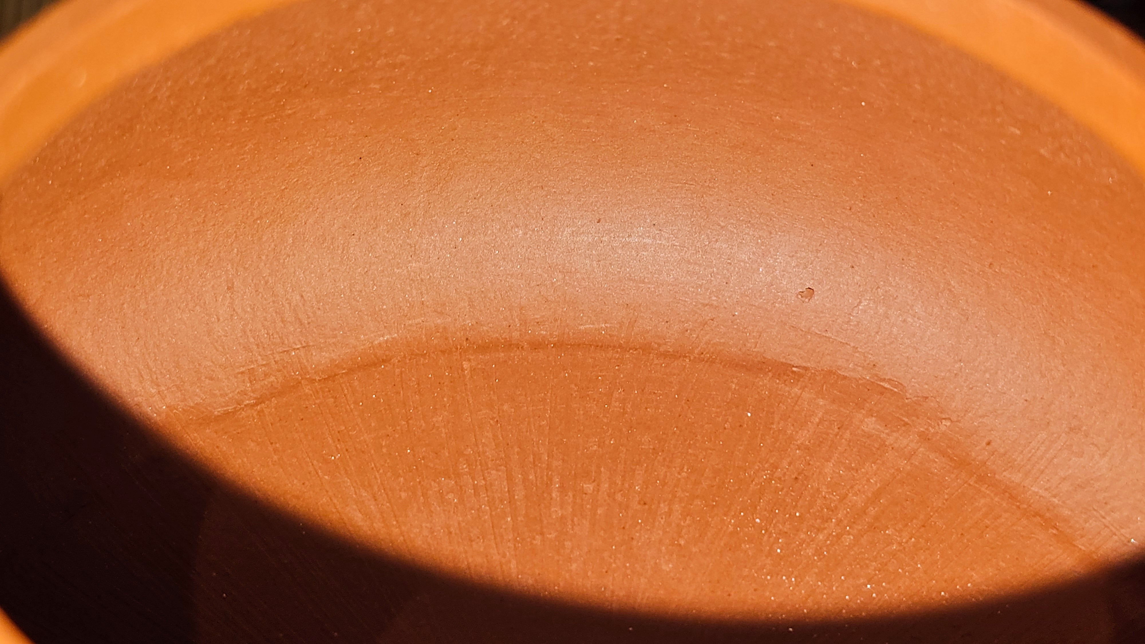 Jing Zhou Shi Piao 景舟石瓢, 257.3ml, Xiao Mei Yao Zhu Ni 小煤窑朱泥, by Craftsman Wang Xing 王兴; "暗香疏影" and Plum Blossoms Engraving by Craftsman Yi De Shu 一德书 ~ Congratulations to Mr K.F.! 1455hrs 17th August 2025, Chamblee, GA!