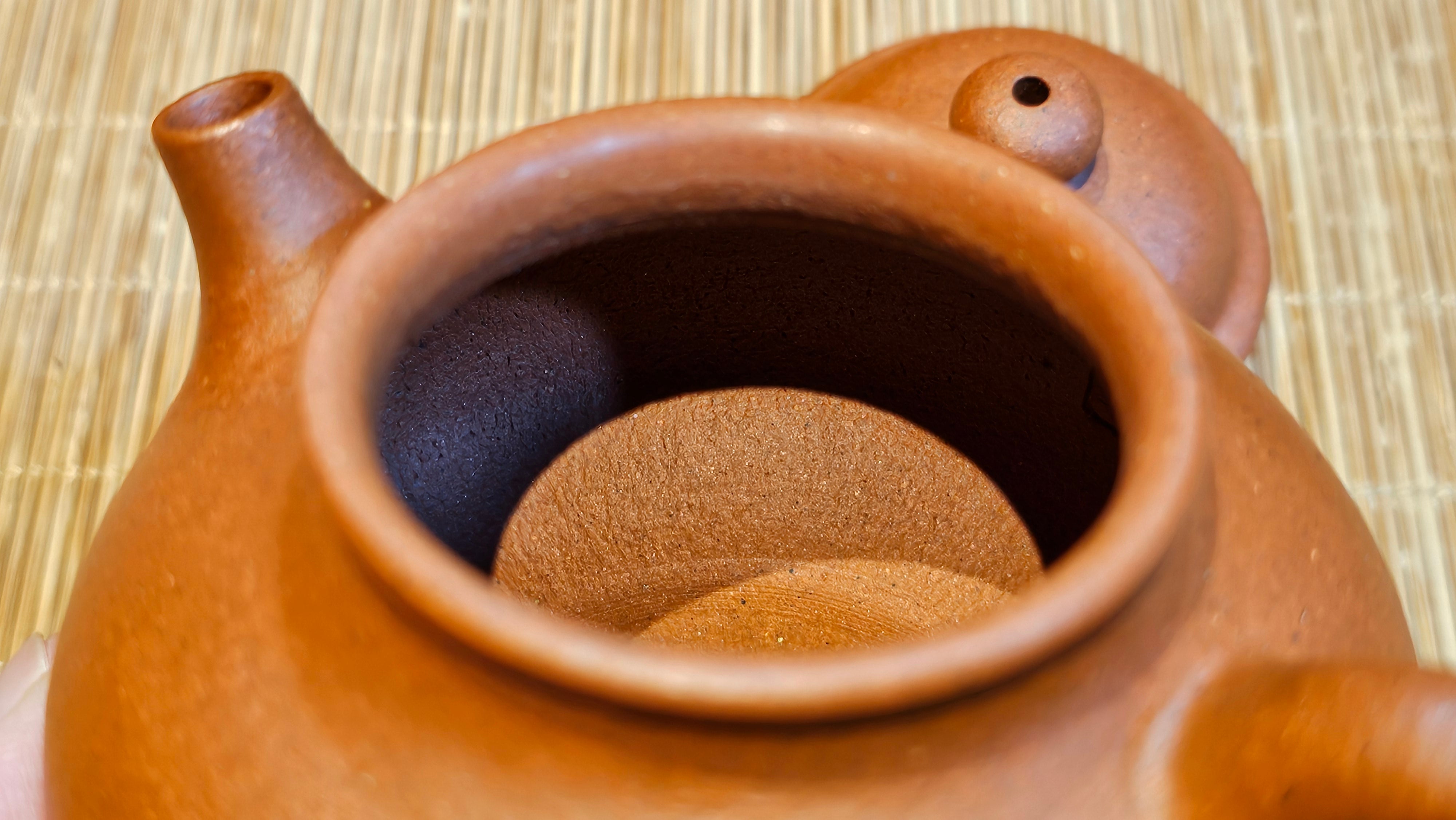 Rong Tian 容天, 134.7ml, rare Zhu Sha 朱砂 (highest granularity form of ZhuNi), by Craftsman Gu Xiao Ming 顾小明 ~ Congratulations to Mr B.B.! 1326hrs 16th August 2025, Austin, TX!