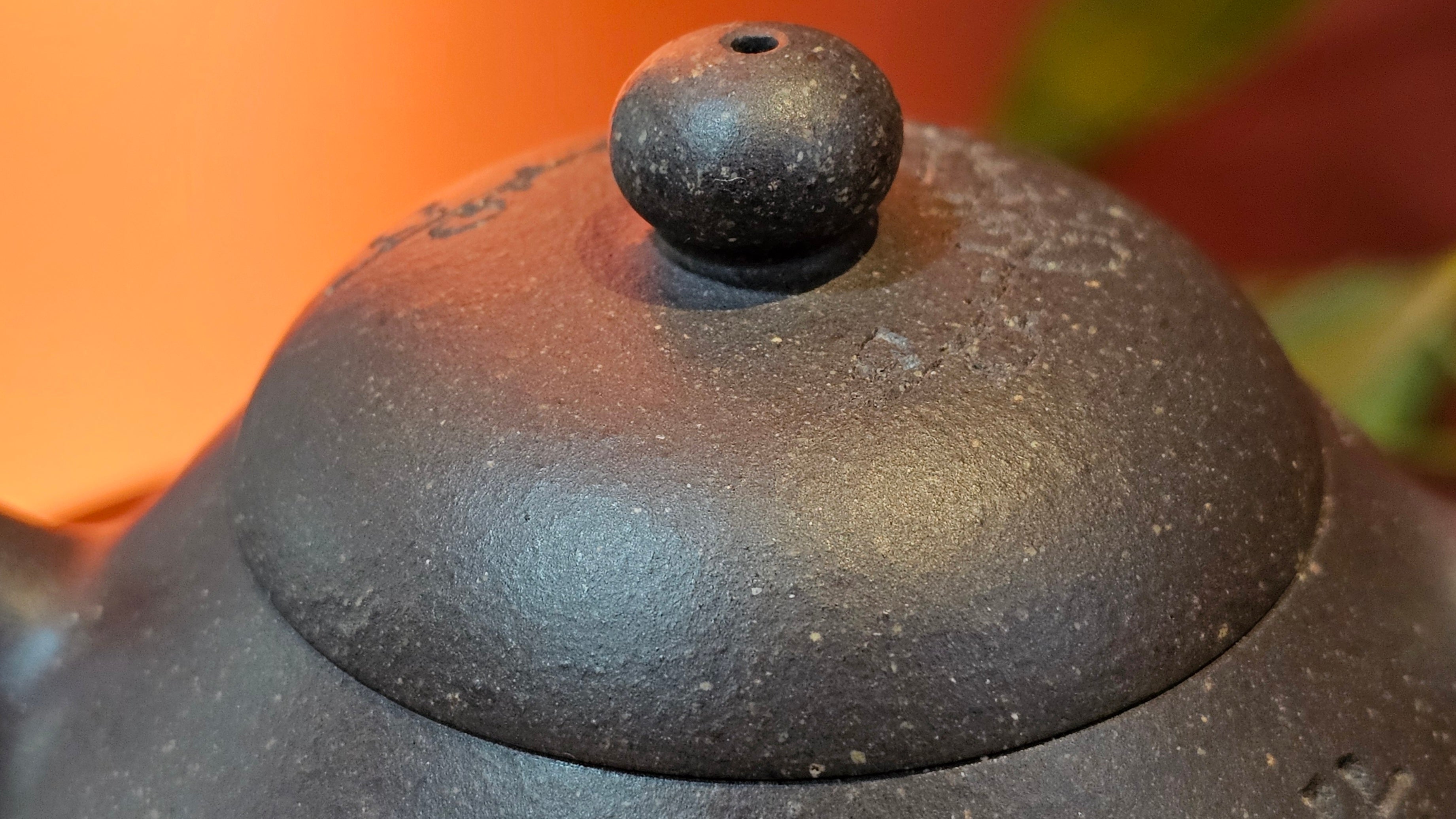 Du Zhi Hu《笃志壶》, 175.1ml, Hei Zi Ni 黑紫泥, by our Craftsman Zhang Huan 张欢, Calligraphy and Plum Blossoms Engraving by Craftsman Yi Cheng 逸成 ~ Congratulations!to Mr T.J.! 0909hrs 17th August 2025, Oulu! Finland 🇫🇮.