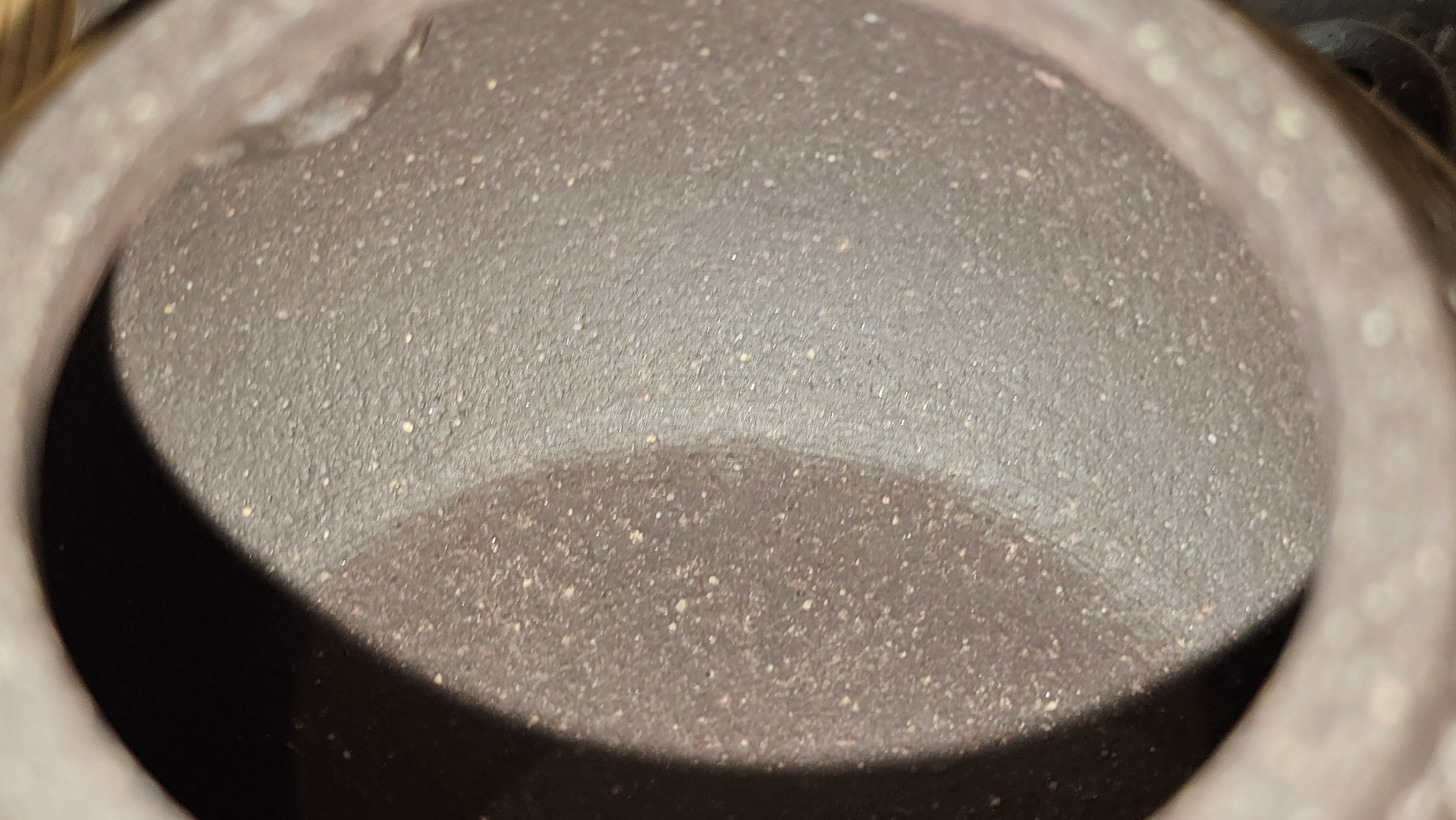 Du Zhi Hu《笃志壶》, 175.1ml, Hei Zi Ni 黑紫泥, by our Craftsman Zhang Huan 张欢, Calligraphy and Plum Blossoms Engraving by Craftsman Yi Cheng 逸成 ~ Congratulations!to Mr T.J.! 0909hrs 17th August 2025, Oulu! Finland 🇫🇮.