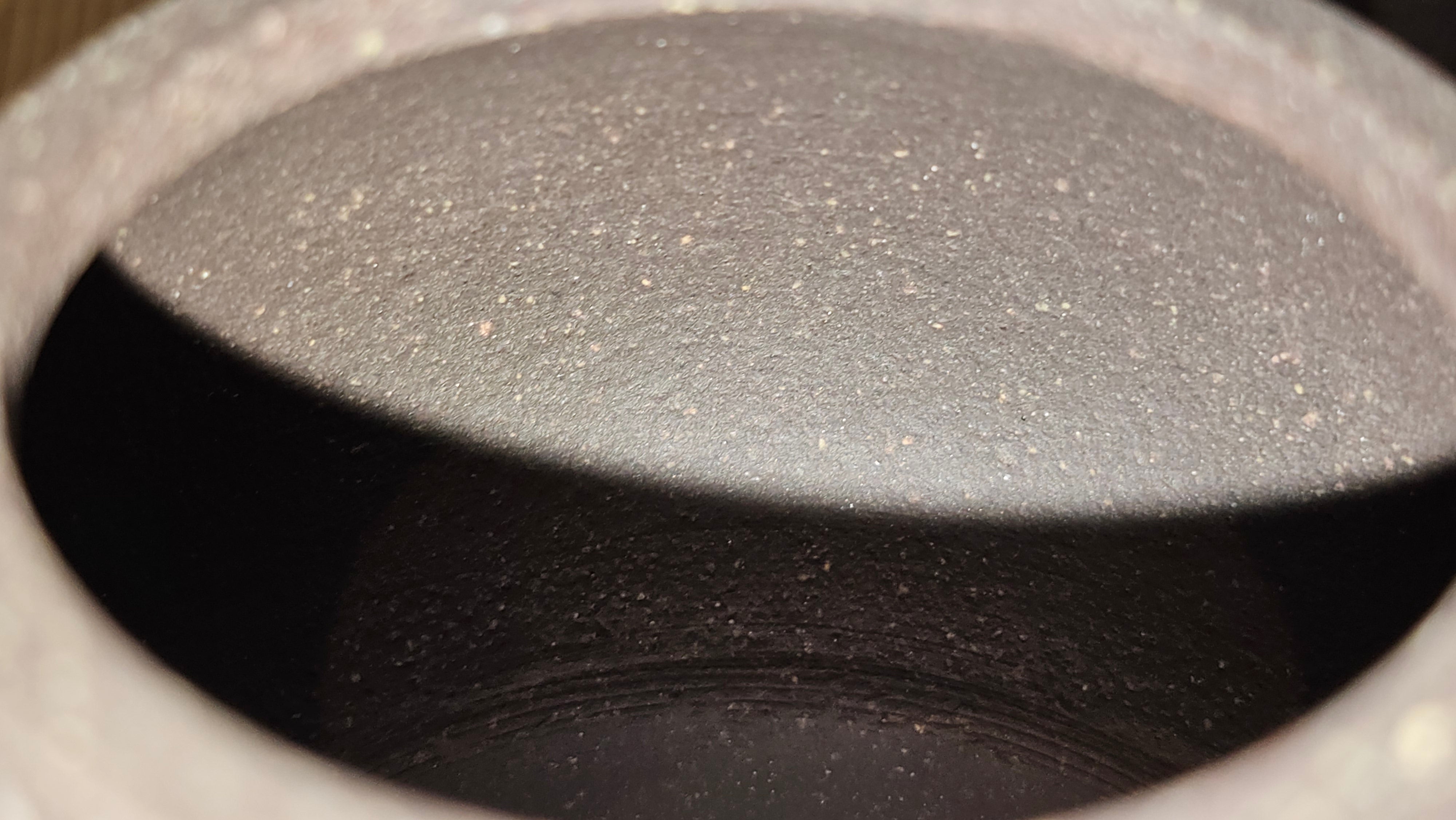 Du Zhi Hu《笃志壶》, 175.1ml, Hei Zi Ni 黑紫泥, by our Craftsman Zhang Huan 张欢, Calligraphy and Plum Blossoms Engraving by Craftsman Yi Cheng 逸成 ~ Congratulations!to Mr T.J.! 0909hrs 17th August 2025, Oulu! Finland 🇫🇮.