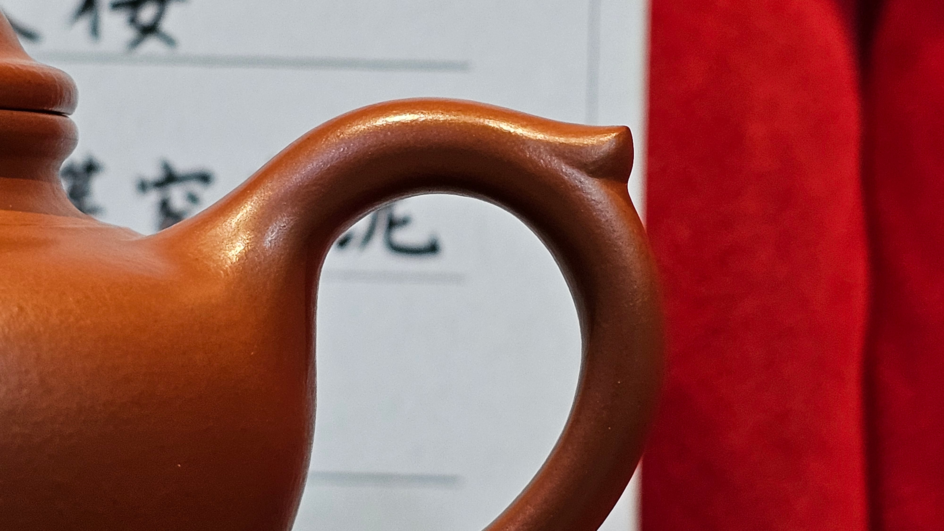 《笑樱》"Xiao Ying", 232.8ml, Xiao Mei Yao Zhu Ni 小煤窑朱泥 ~ Crafted by L3A Consummate Master Artist Li Yan Ru 李艳如 ~ Congratulations!to Mr H.! 1128hrs 17th August 2025, Baldwin Park, CA!