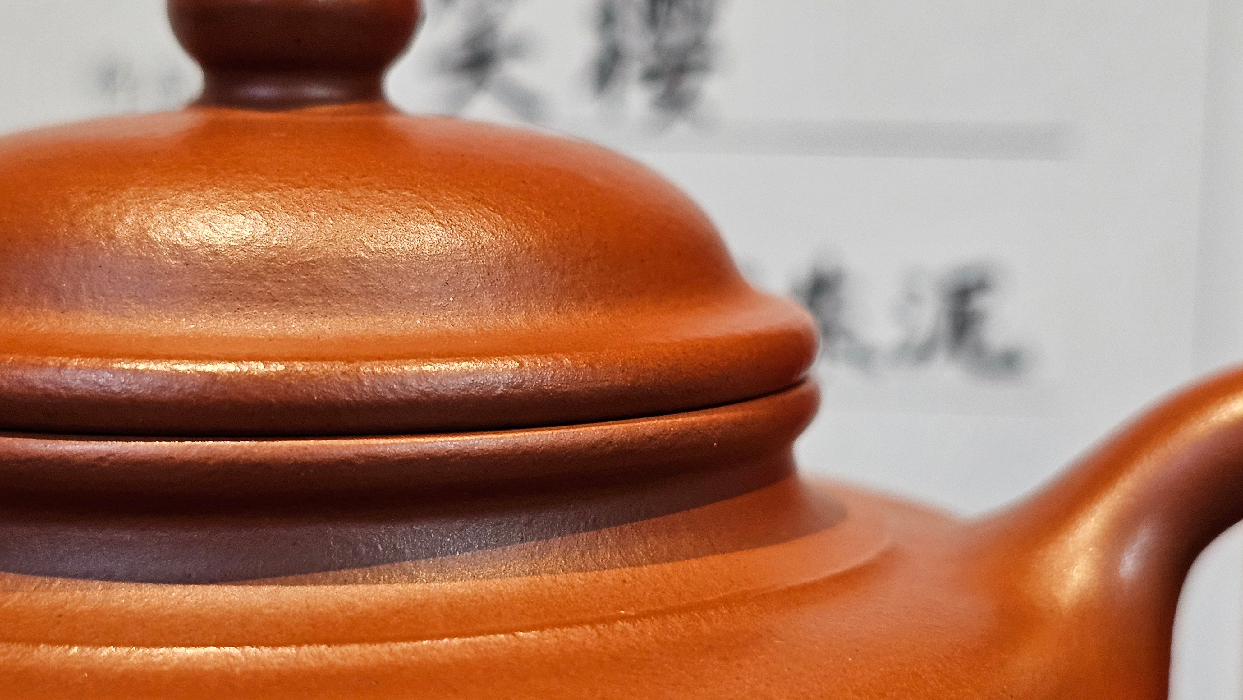 《笑樱》"Xiao Ying", 232.8ml, Xiao Mei Yao Zhu Ni 小煤窑朱泥 ~ Crafted by L3A Consummate Master Artist Li Yan Ru 李艳如 ~ Congratulations!to Mr H.! 1128hrs 17th August 2025, Baldwin Park, CA!